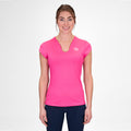 Crew V-Neck T-shirt Damer-Pink