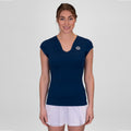 Crew V-Neck T-shirt Damer-Mörkblå