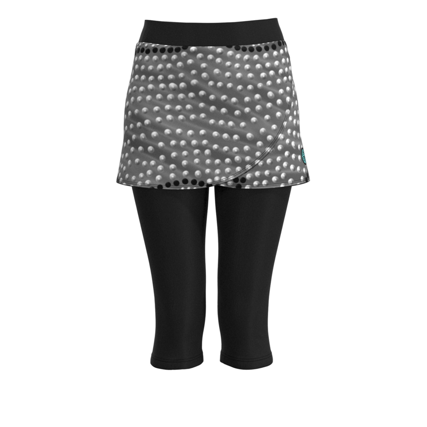 BIDI BADU Protected Leafs Scapri Damer - svart, vit
