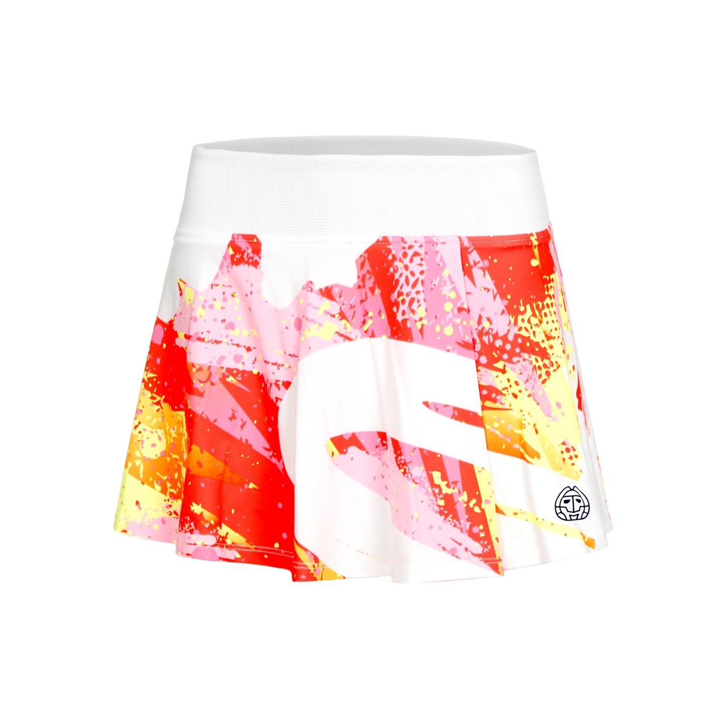 BIDI BADU Wild Arts Printed Wavy Kjol Damer-Vit,Flerfärgad