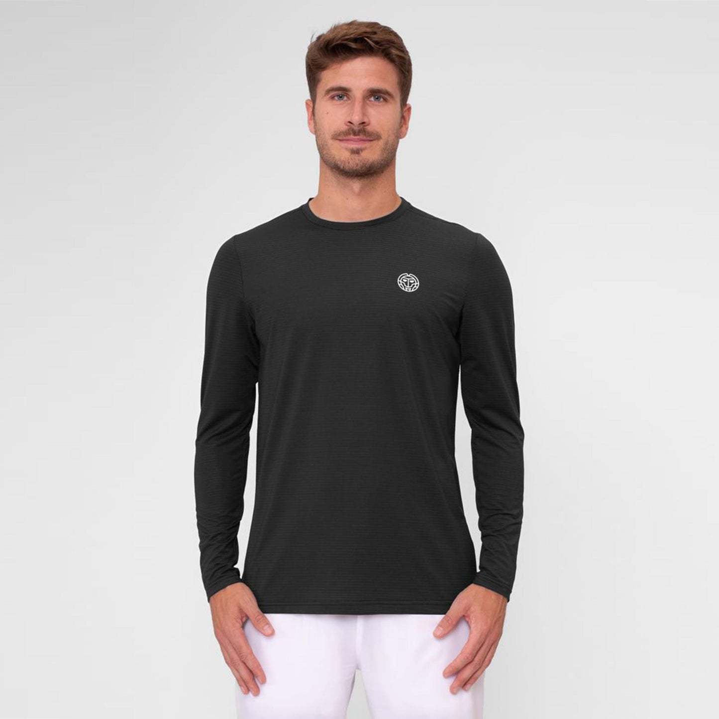 BIDI BADU Crew Roundneck Långärmat Herrar-Svart