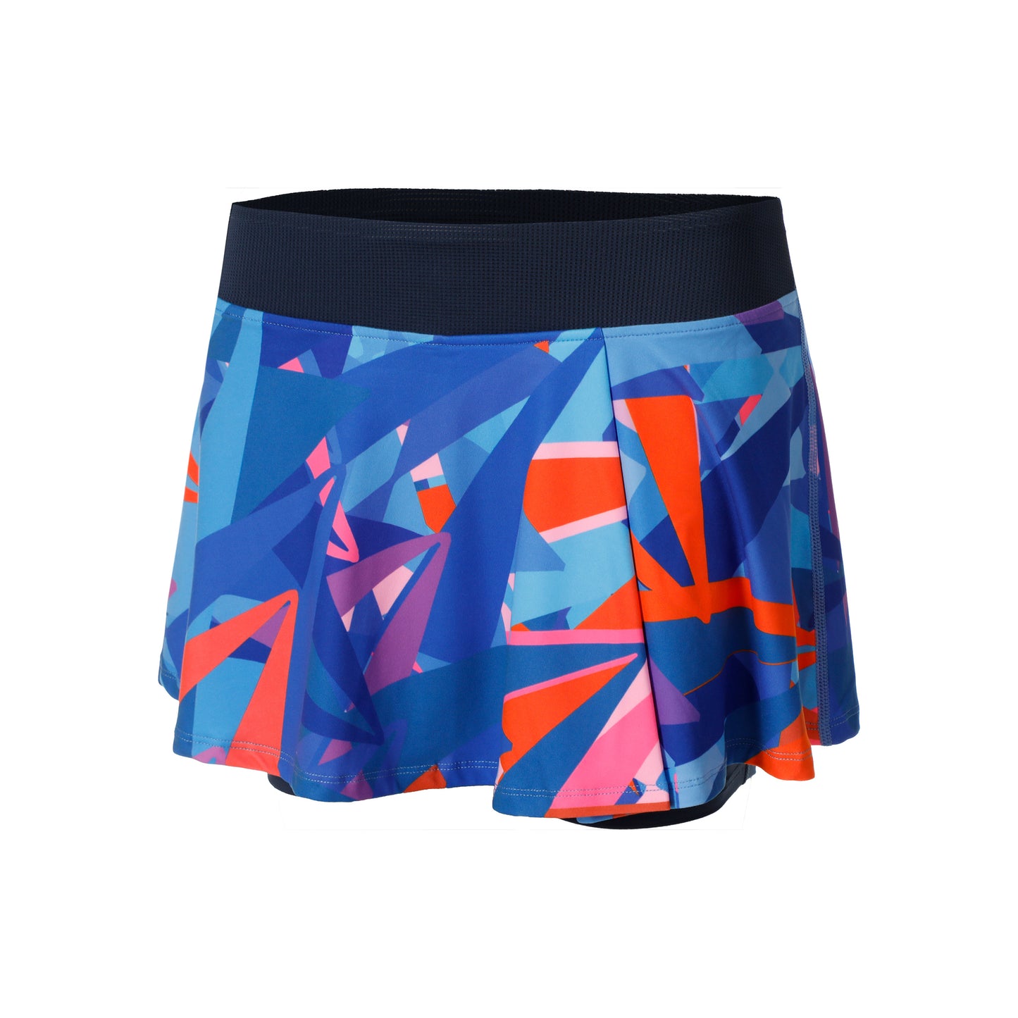 BIDI BADU Spike Printed Wavy Kjol Damer-Mörkblå,Blå