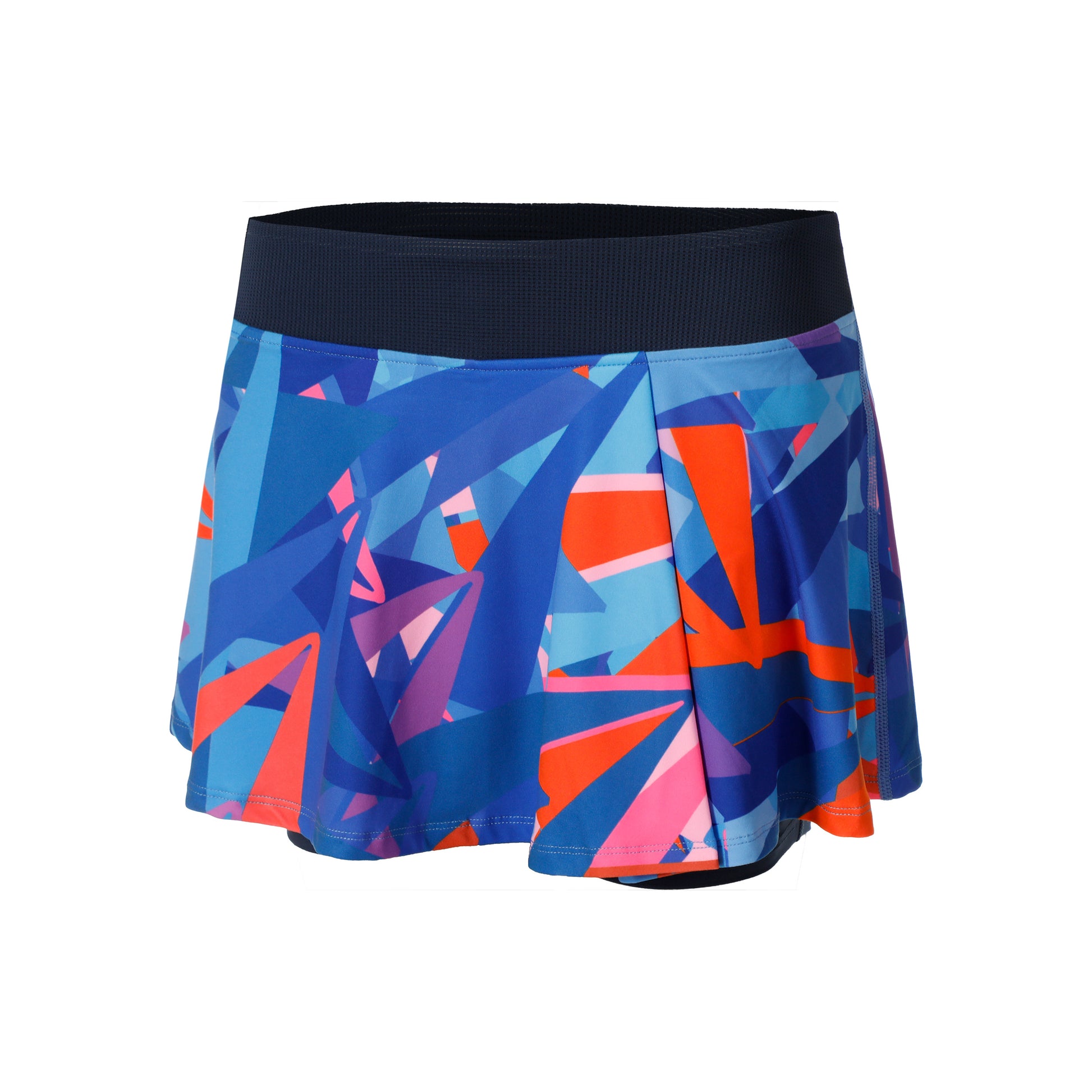 BIDI BADU Spike Printed Wavy Kjol Damer-Mörkblå,Blå