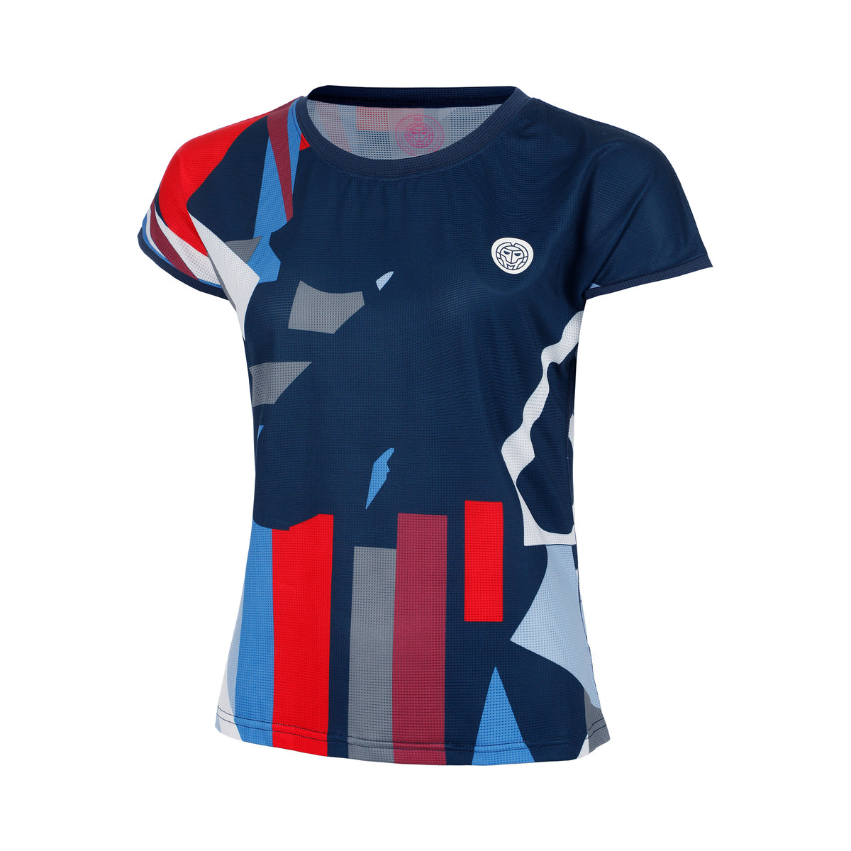 BIDI BADU New York 2024 T-shirt Flickor-Mörkblå,Flerfärgad