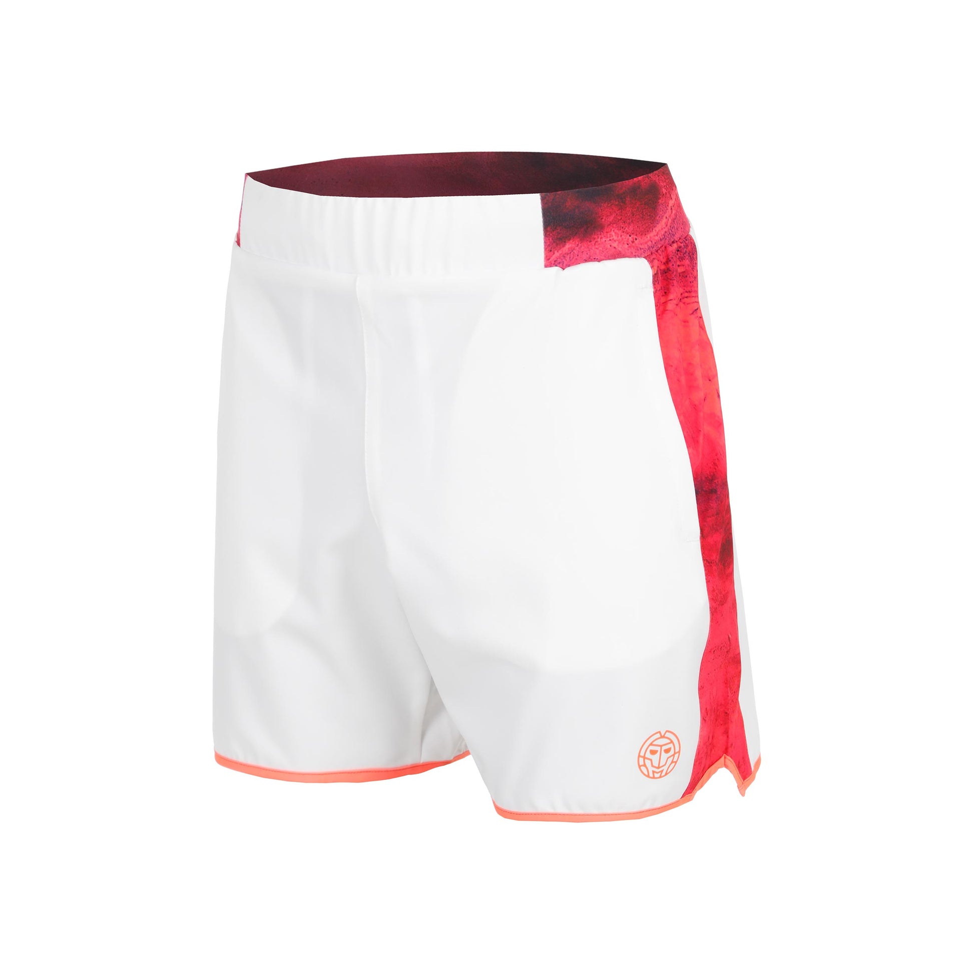 BIDI BADU Adnan 7in Tech Shorts Herrar-Röd,Vit