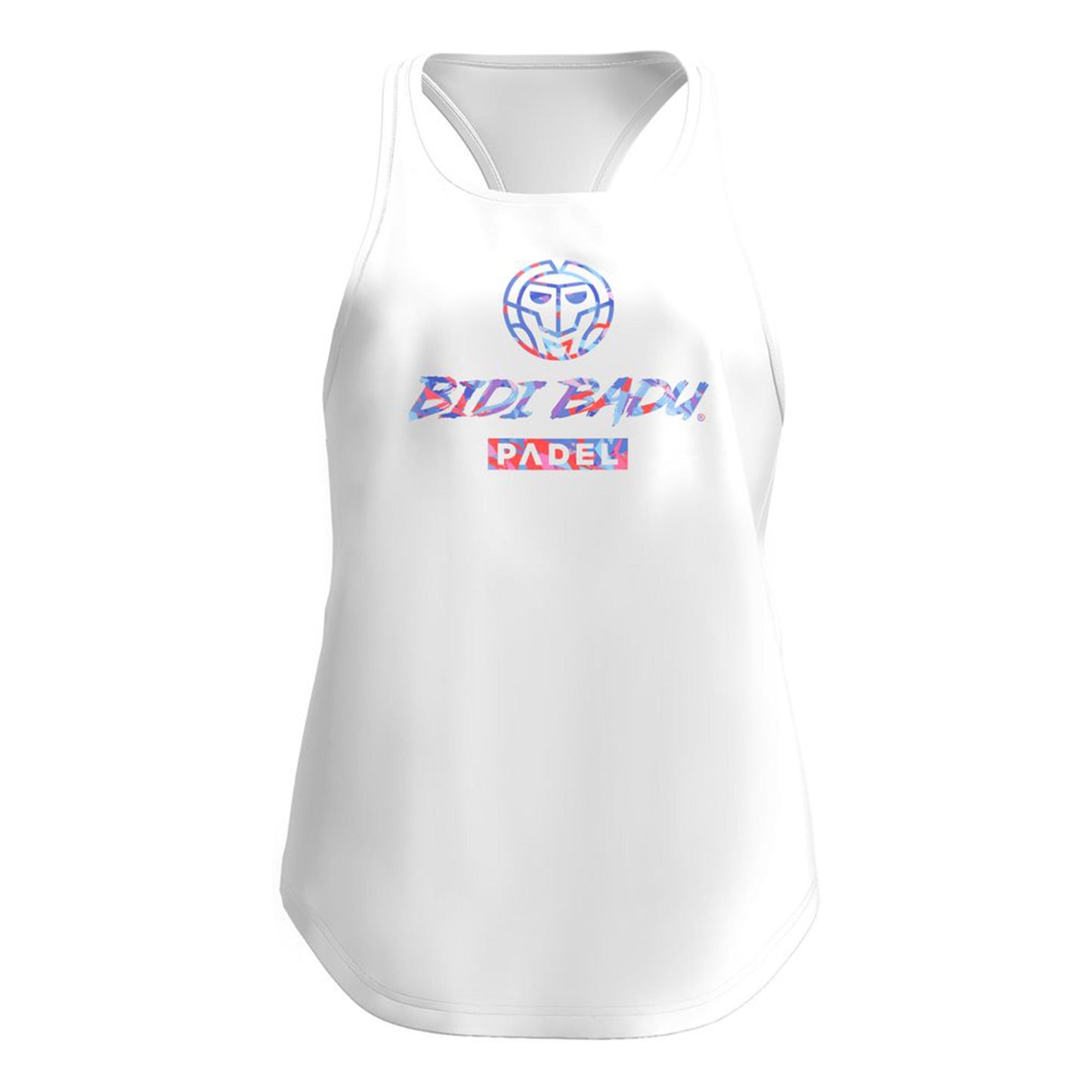 BIDI BADU Spike Logo Chill Linne Damer-Vit