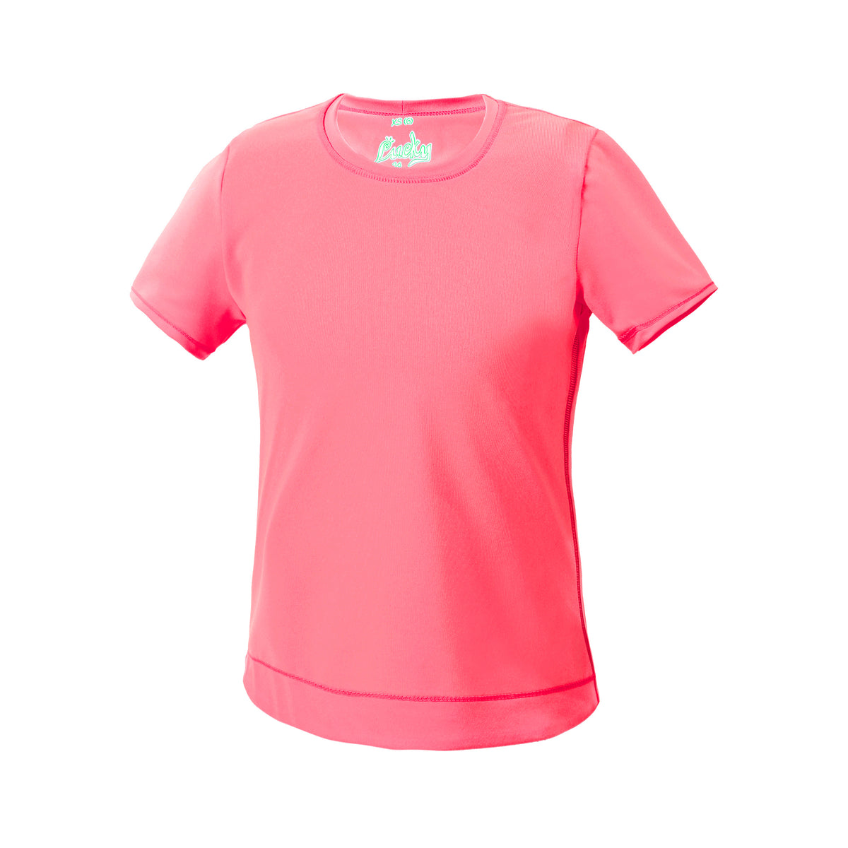 Lucky in Love Dynamic High-Low T-shirt Flickor - korall,
