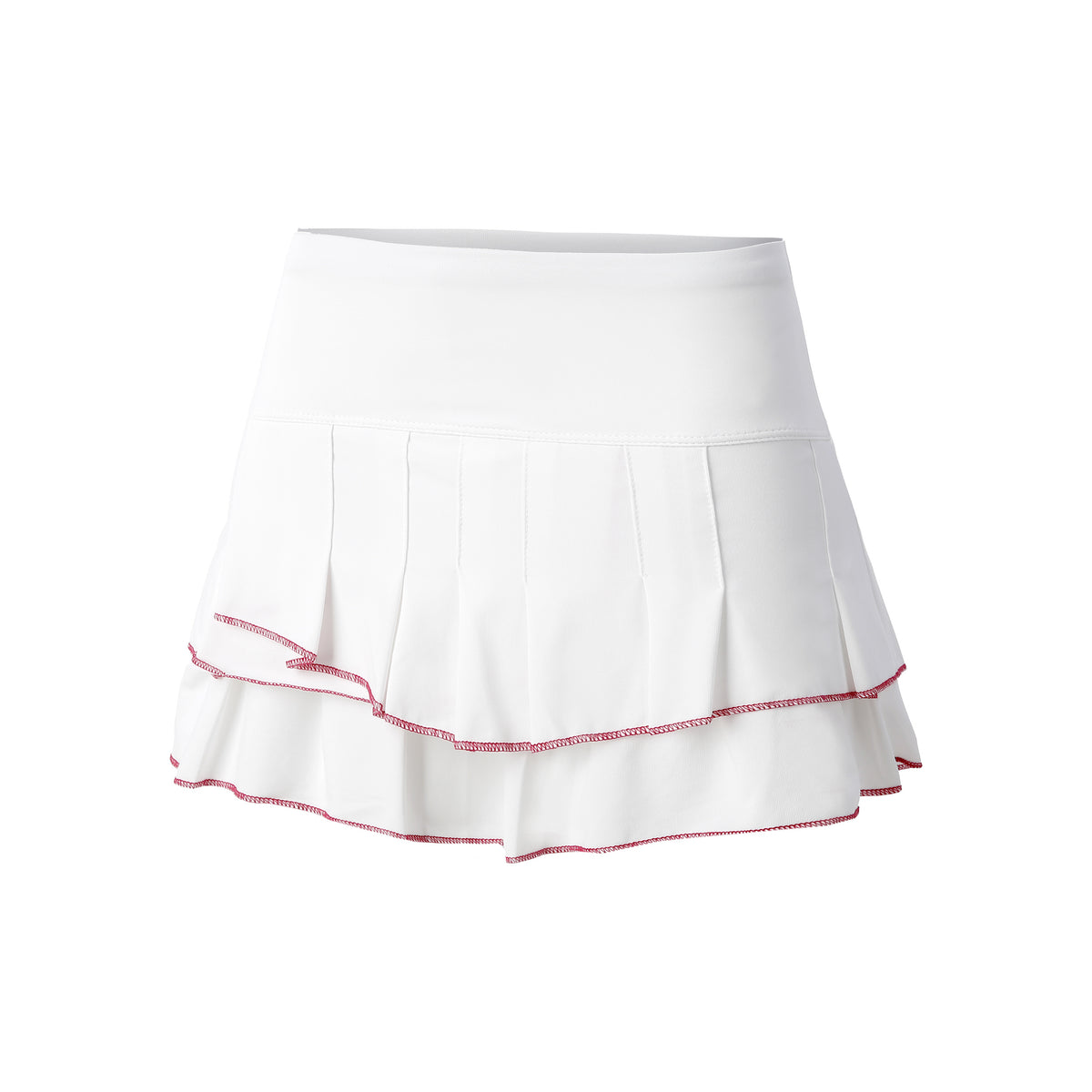 Lucky in Love Stitch Down Tier Kjol Damer - vit,