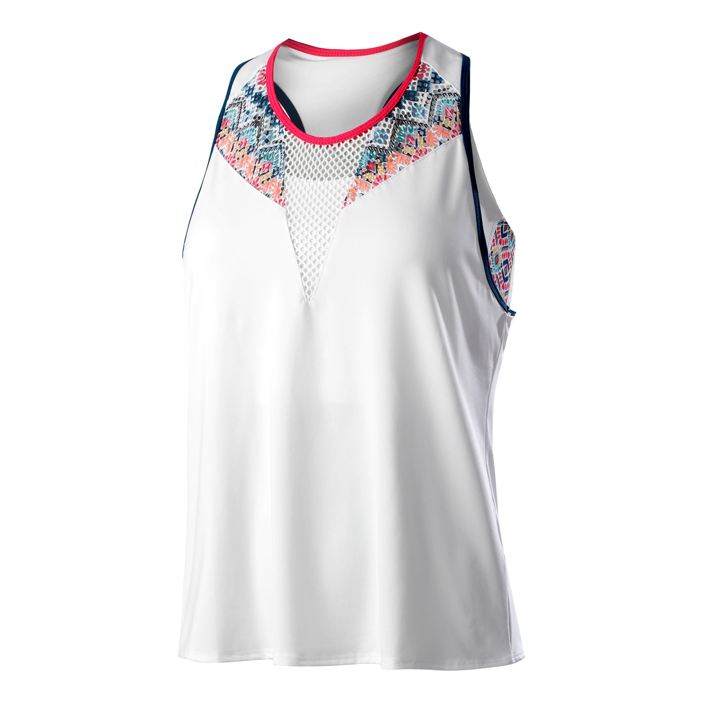 Lucky in Love Think Ink Bralette Linne Damer - vit, flerfärgad