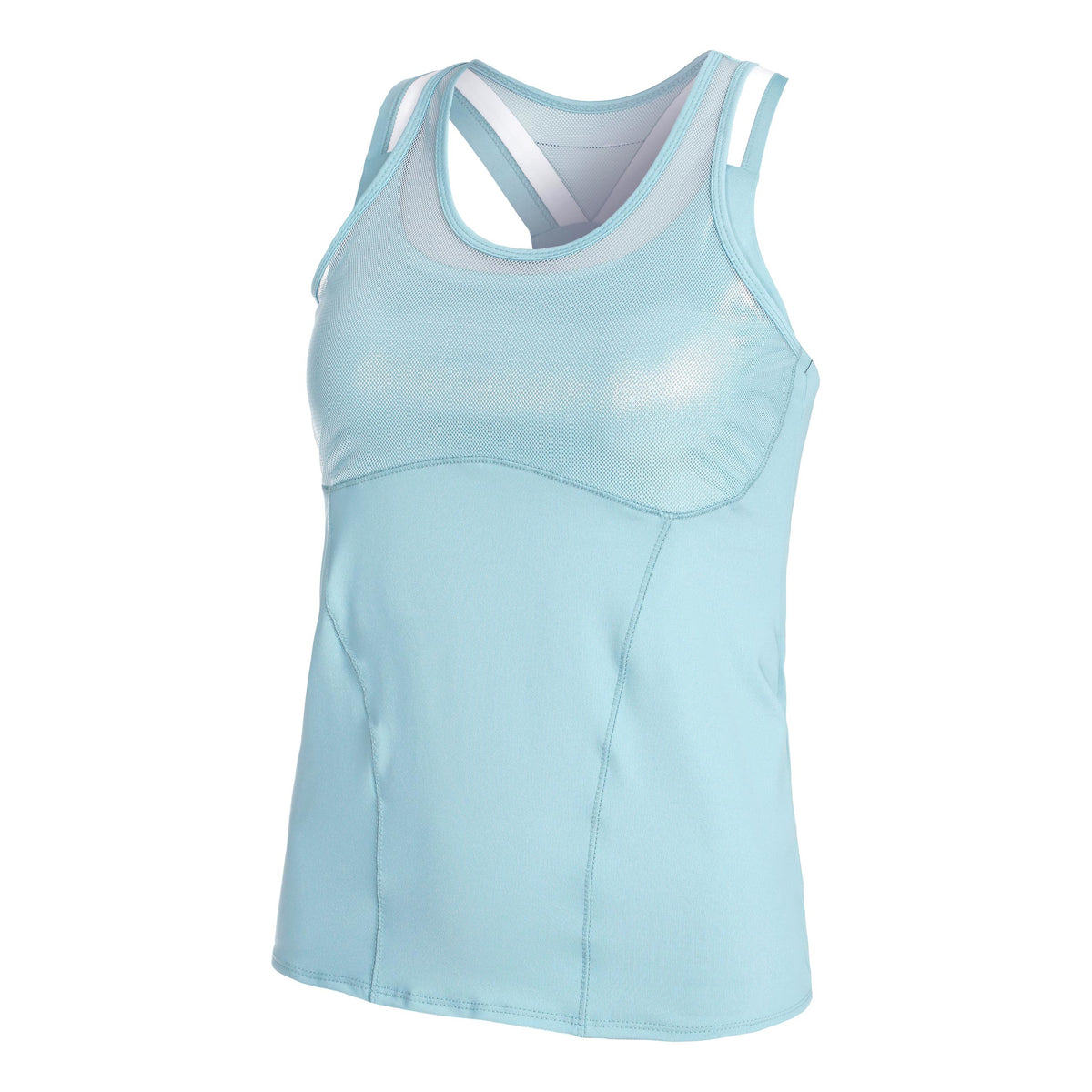 Lucky in Love Feelin Mesh with Bra Linne Damer - turkos, flerfärgad