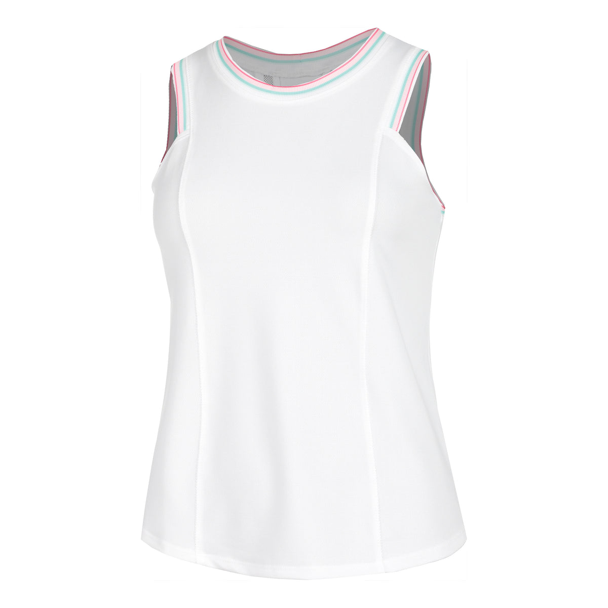 Lucky in Love Retro Deco Linne Damer - vit,