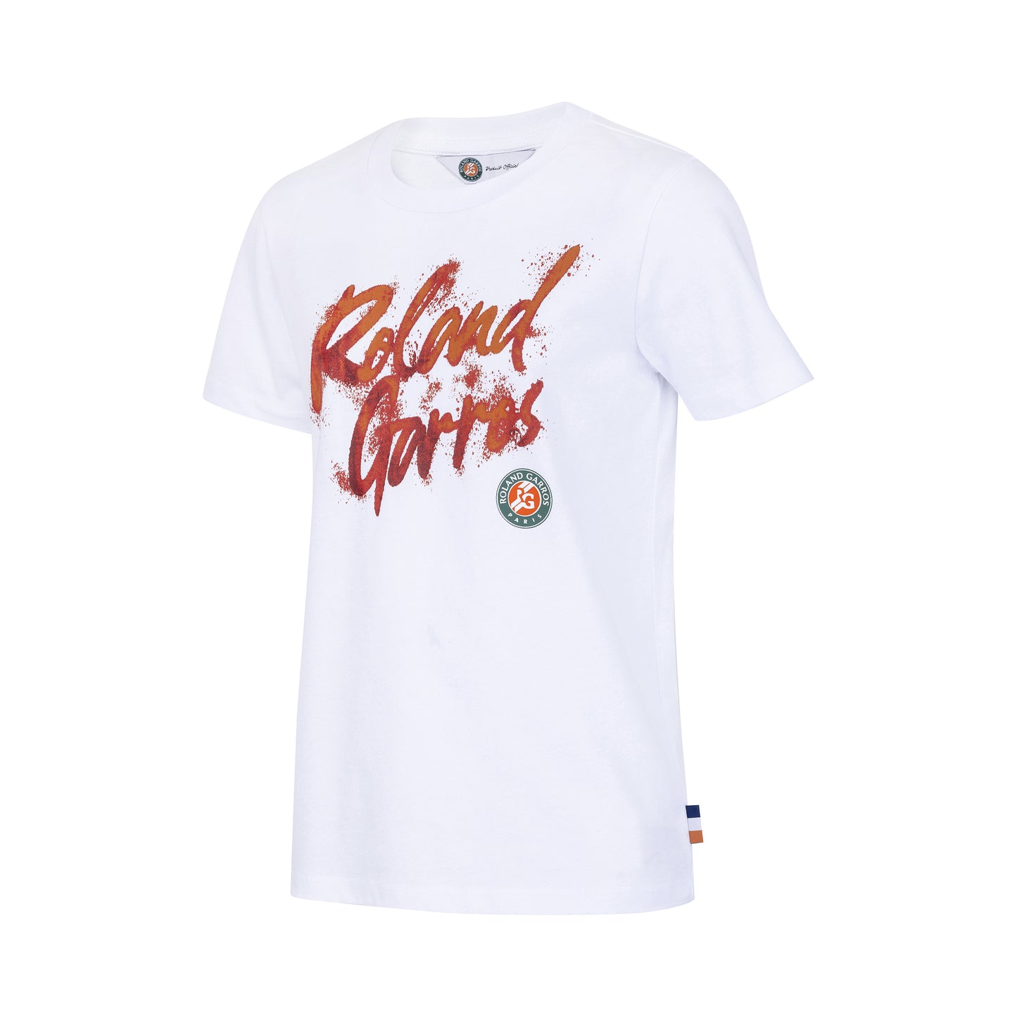 Roland Garros T-shirt Barn-Vit