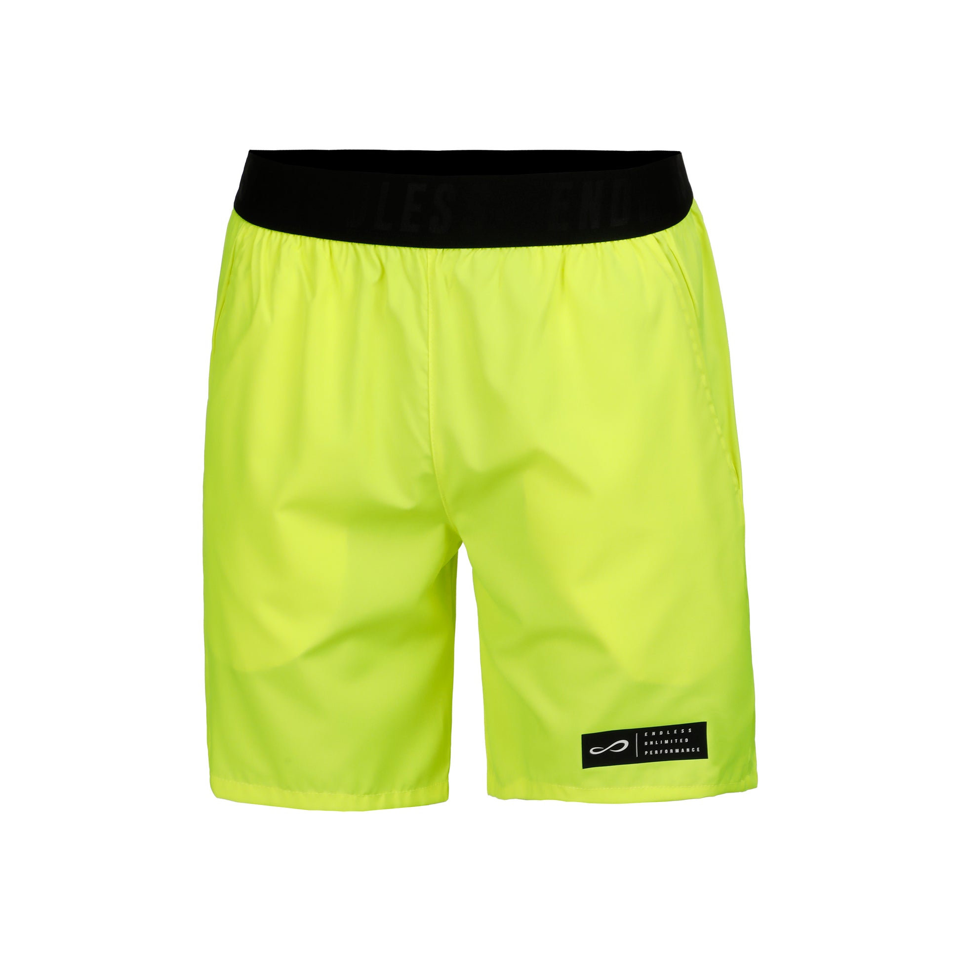 Endless Ace Iconic Shorts Herrar-Lime,Svart