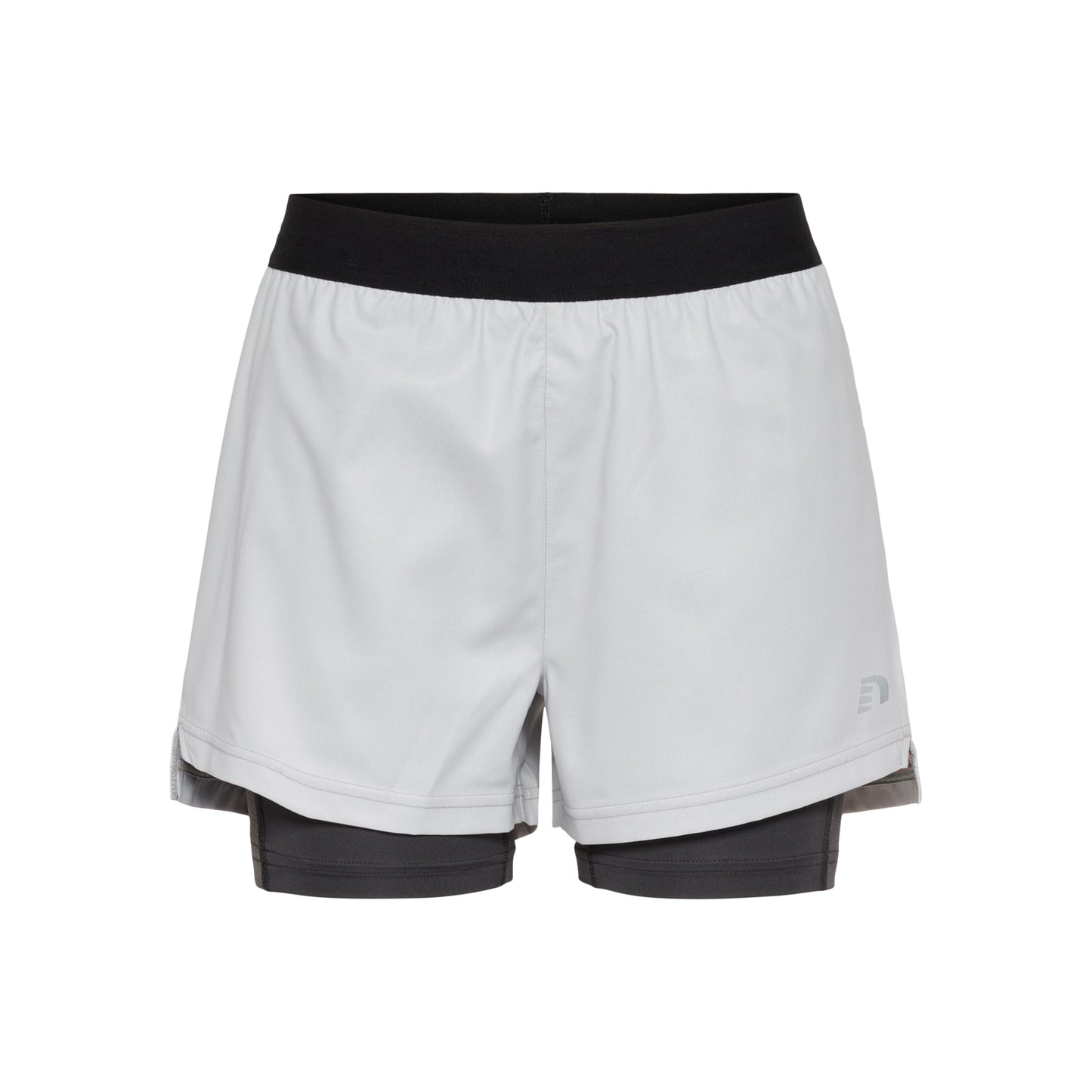 Newline 2in1 Shorts Damer - vit, svart