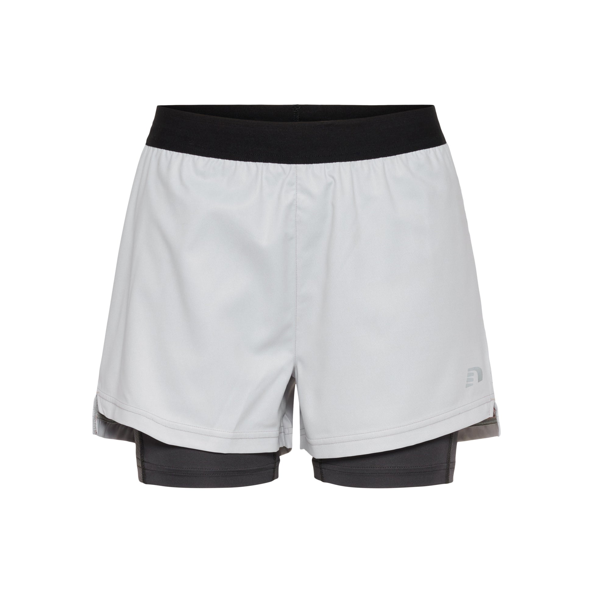 Newline 2in1 Shorts Damer - vit, svart