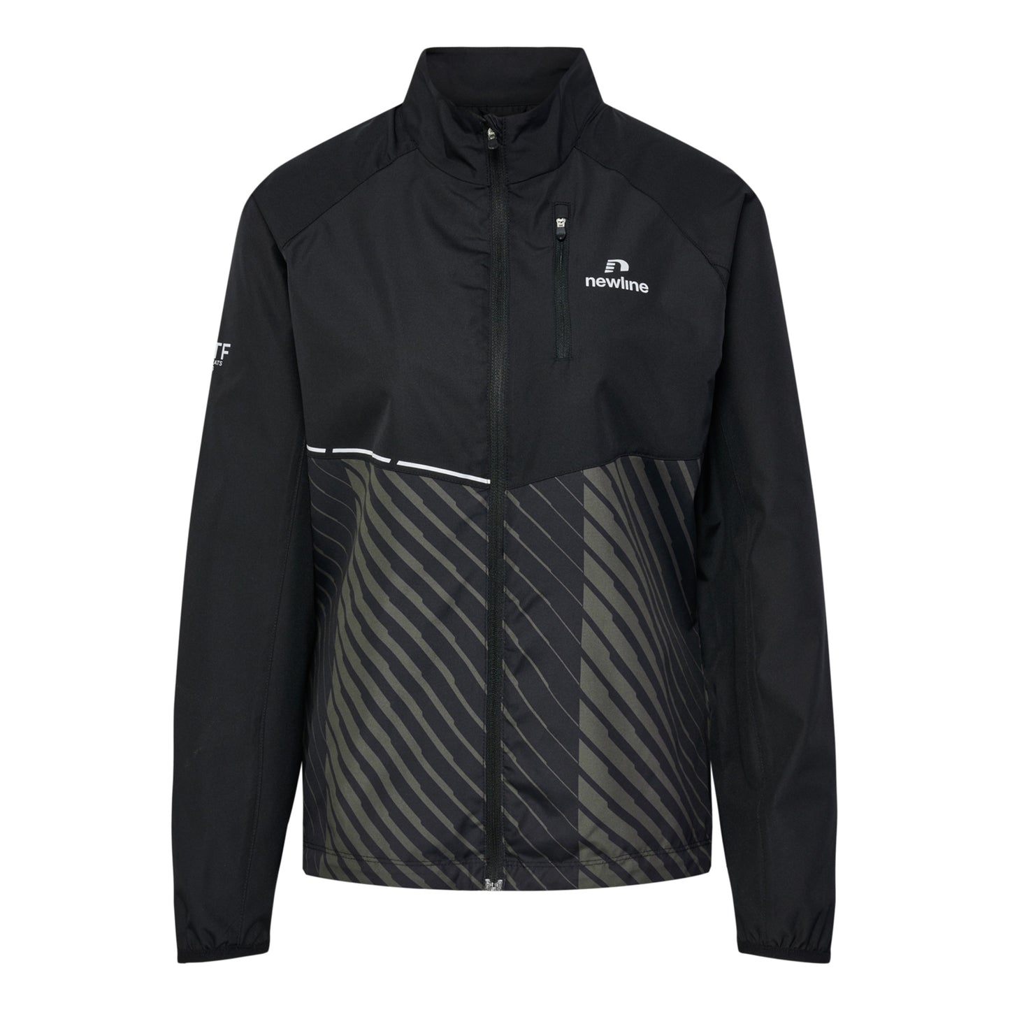 Newline Pace Löparjacka Damer - svart, beige