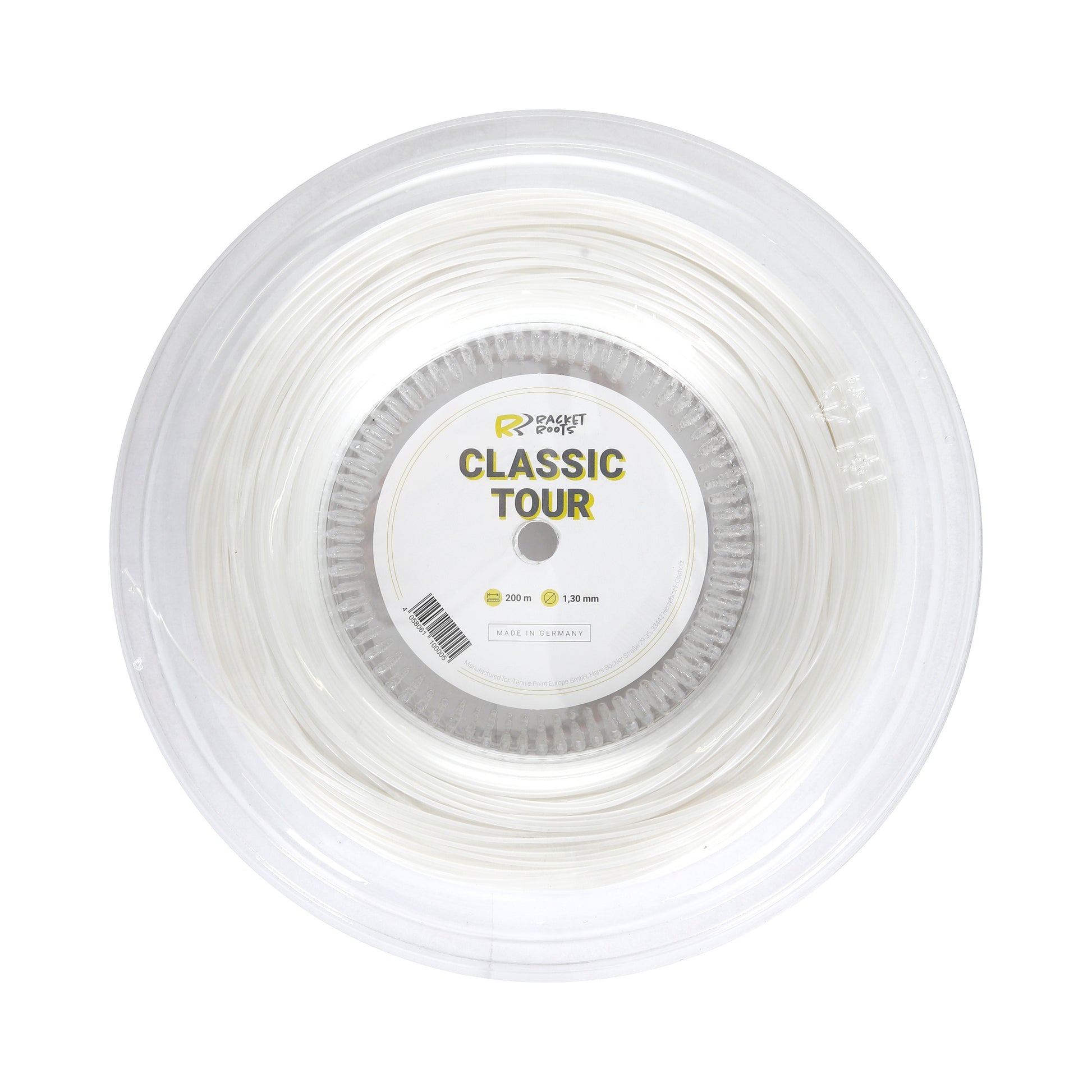 Racket Roots RR Classic Tour Strängrulle 200m-Vit