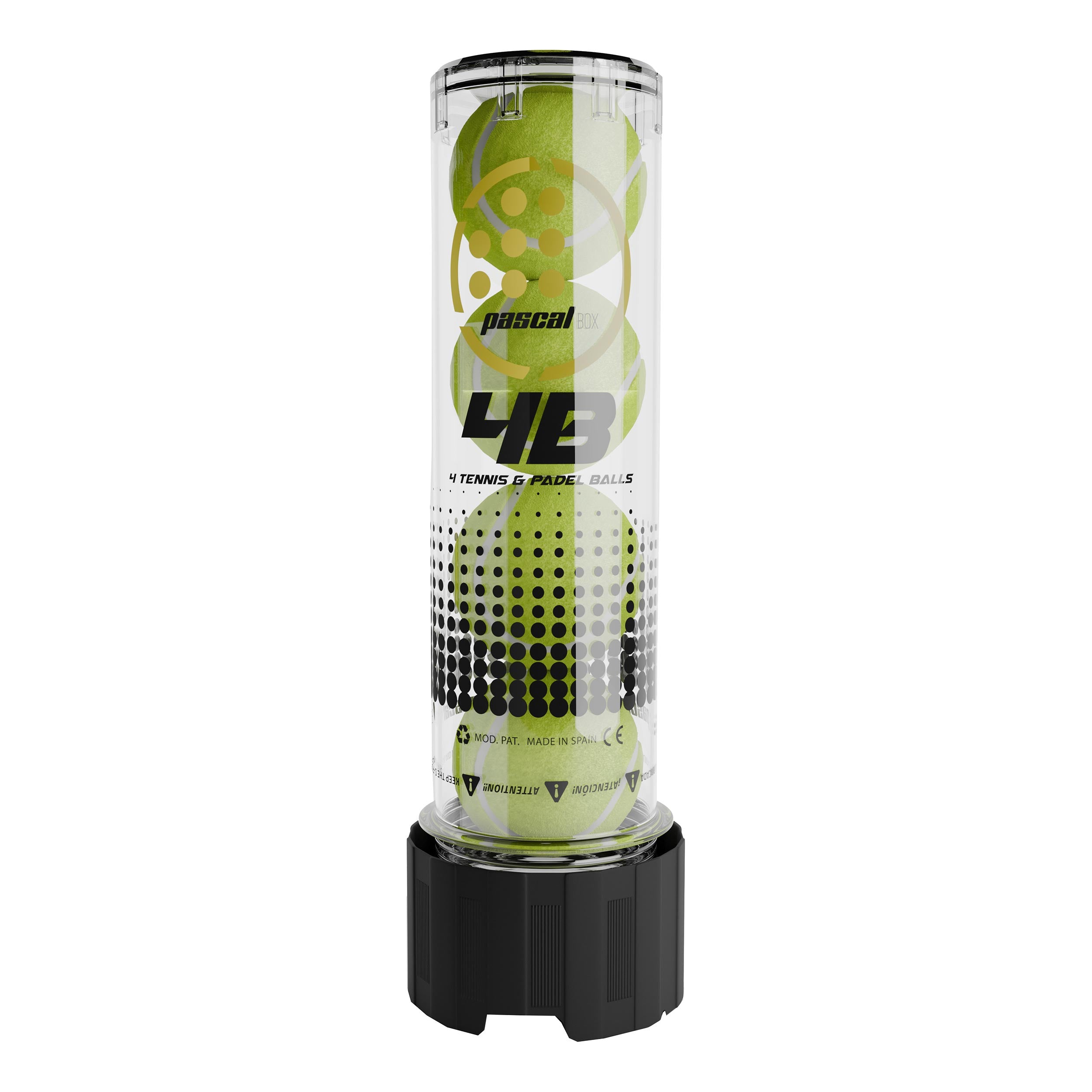 Bullpadel 4B Generator För Tryckluft-Svart,Transparent