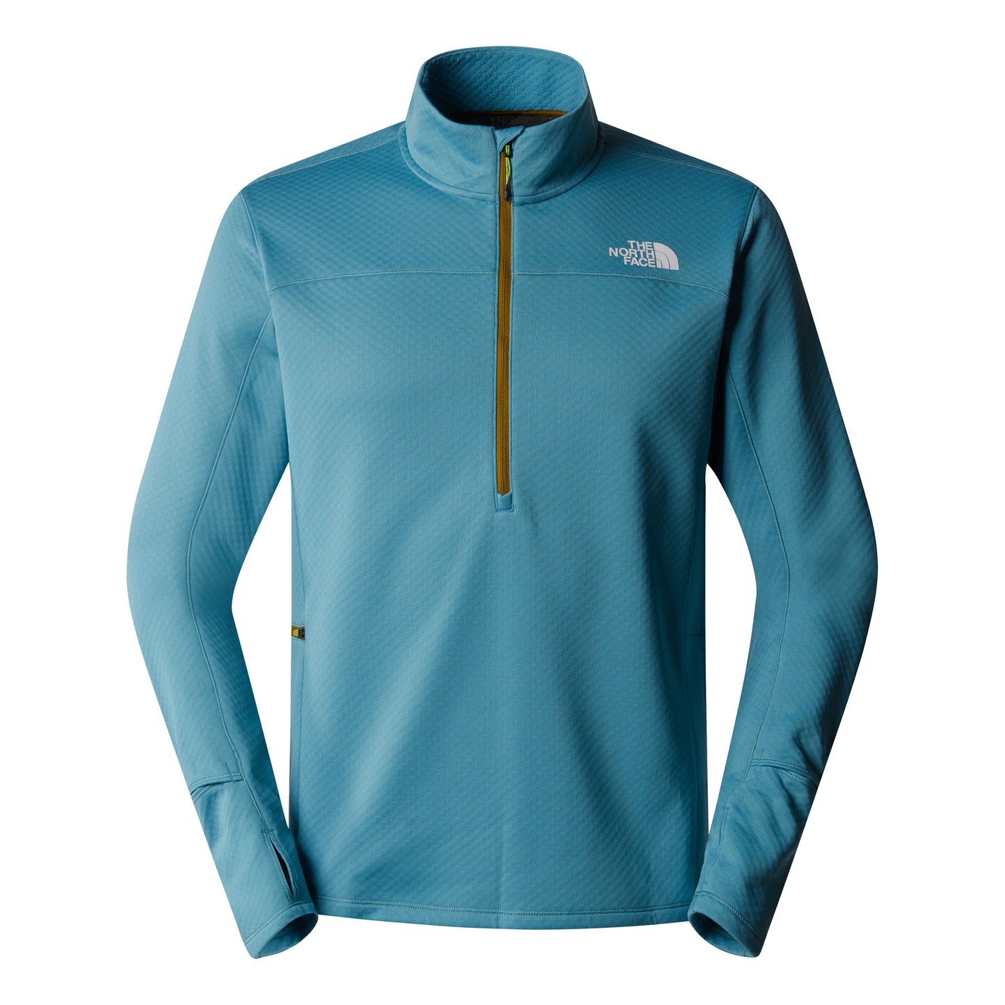 The North Face Winter Warm Pro 1/4 Zip Löpartröja Herrar - blågrå,