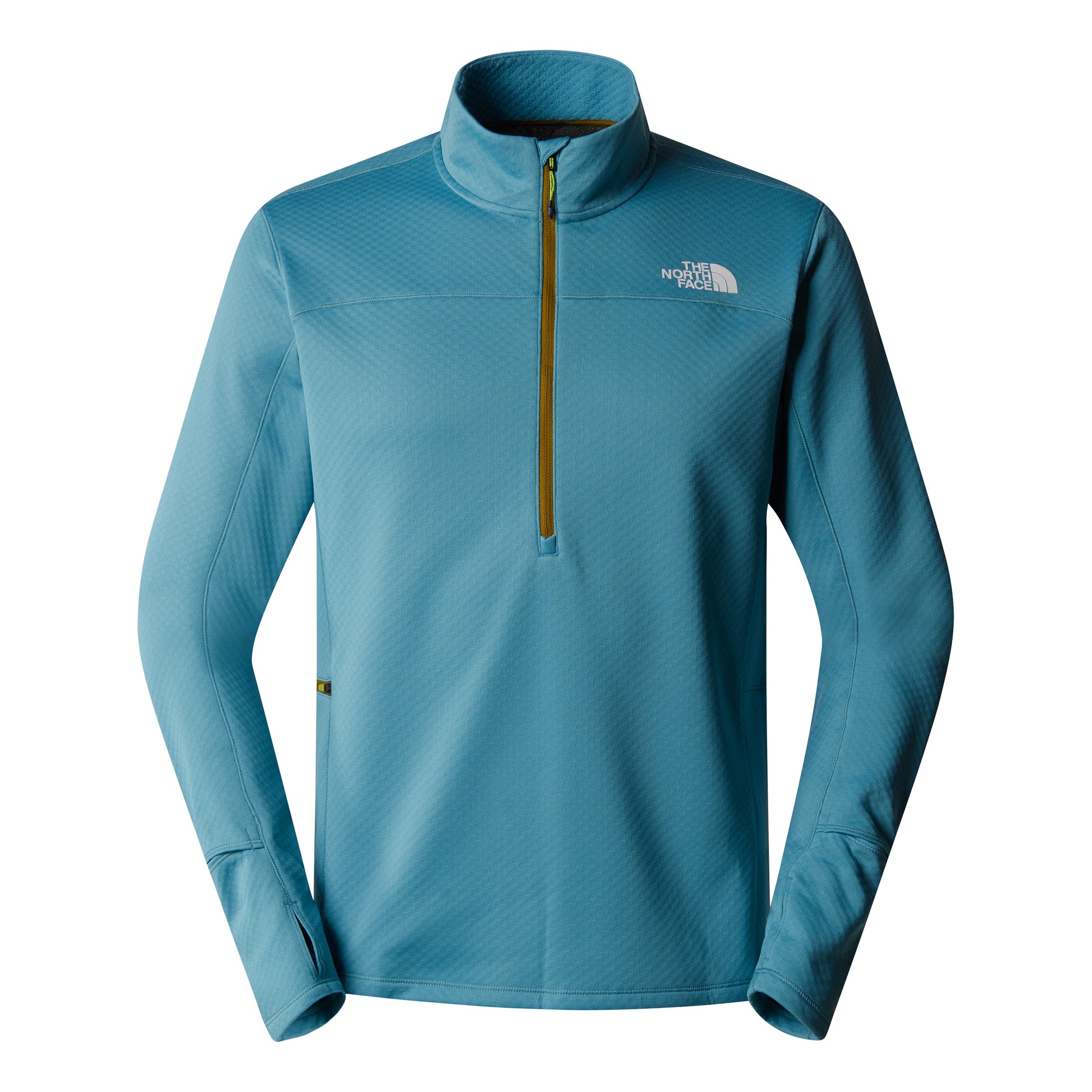 The North Face Winter Warm Pro 1/4 Zip Löpartröja Herrar - blågrå,
