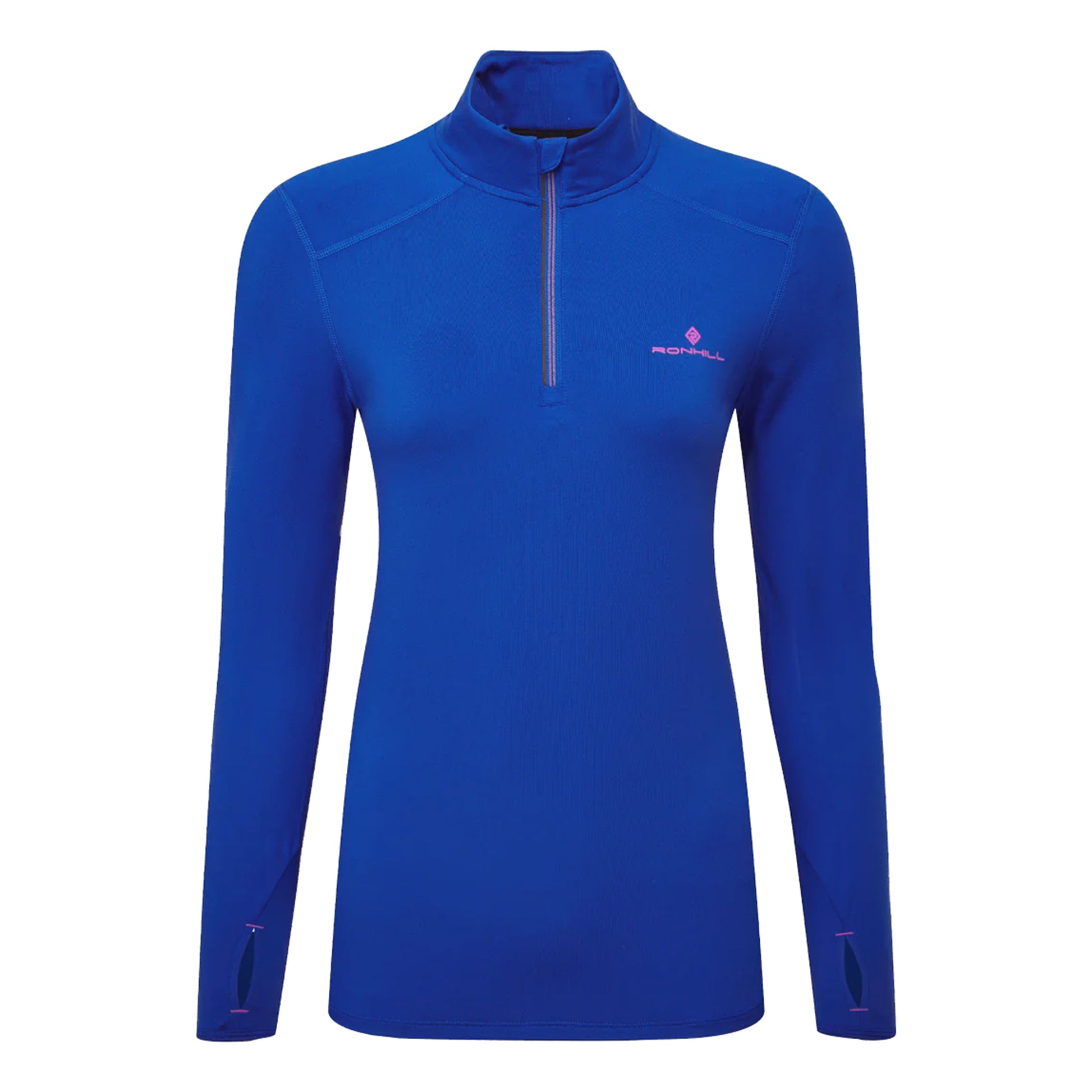 Ronhill Core Thermal 1/2 Zip Löpartröja Damer-Blå