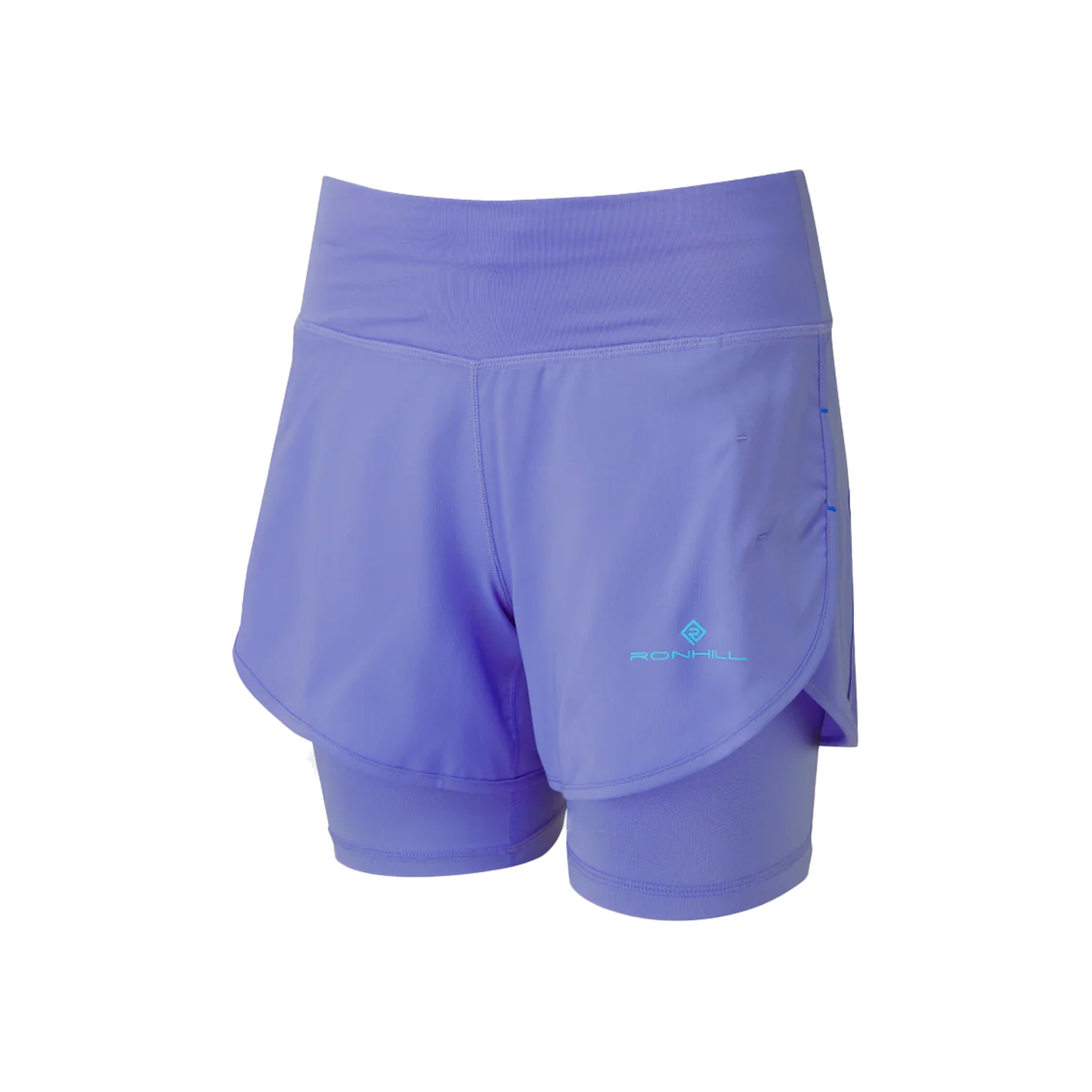 Ronhill Tech 4.5in Twin Löparshorts Damer - lila,