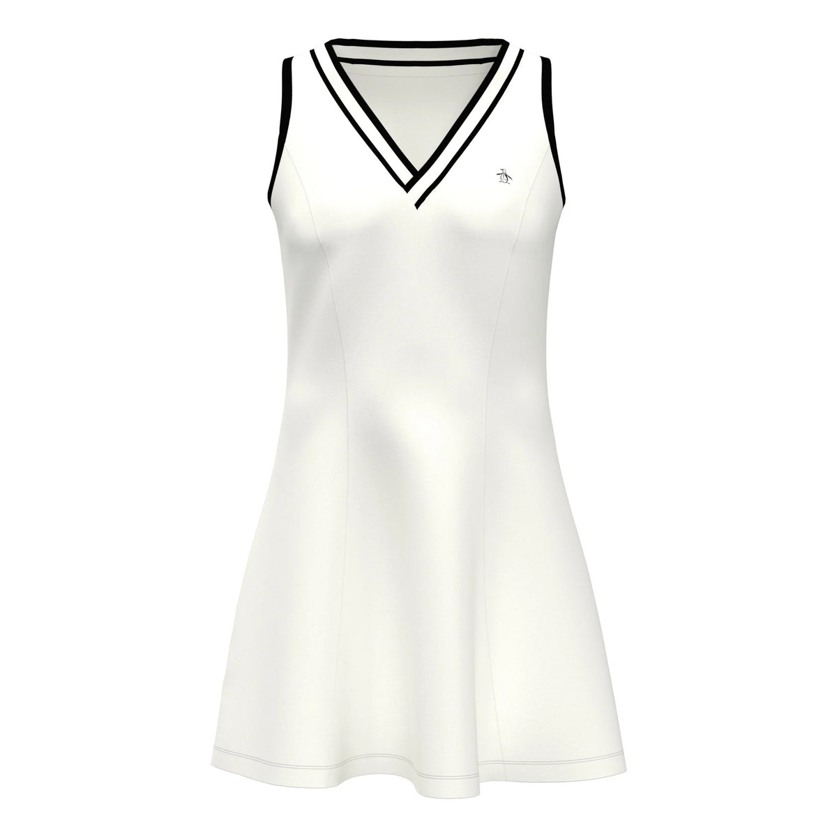 Original Penguin Contrast Klänning Damer-Vit