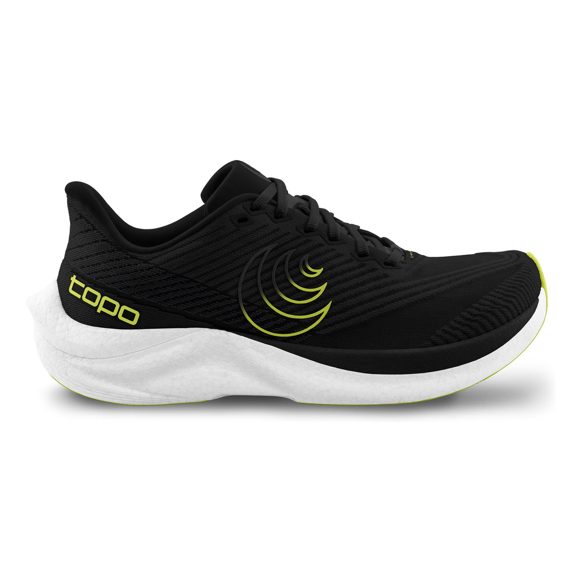 TOPO ATHLETIC Cyclone 3 Tävlingssko Herrar-Svart,Lime