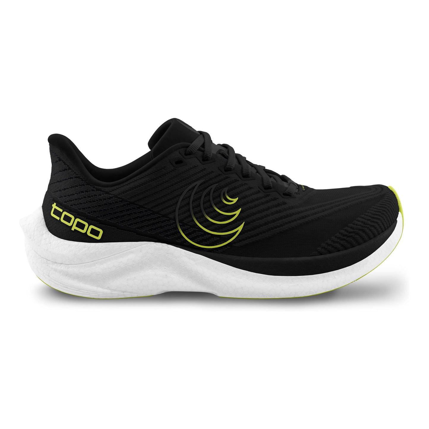 TOPO ATHLETIC Cyclone 3 Tävlingssko Herrar-Svart,Lime