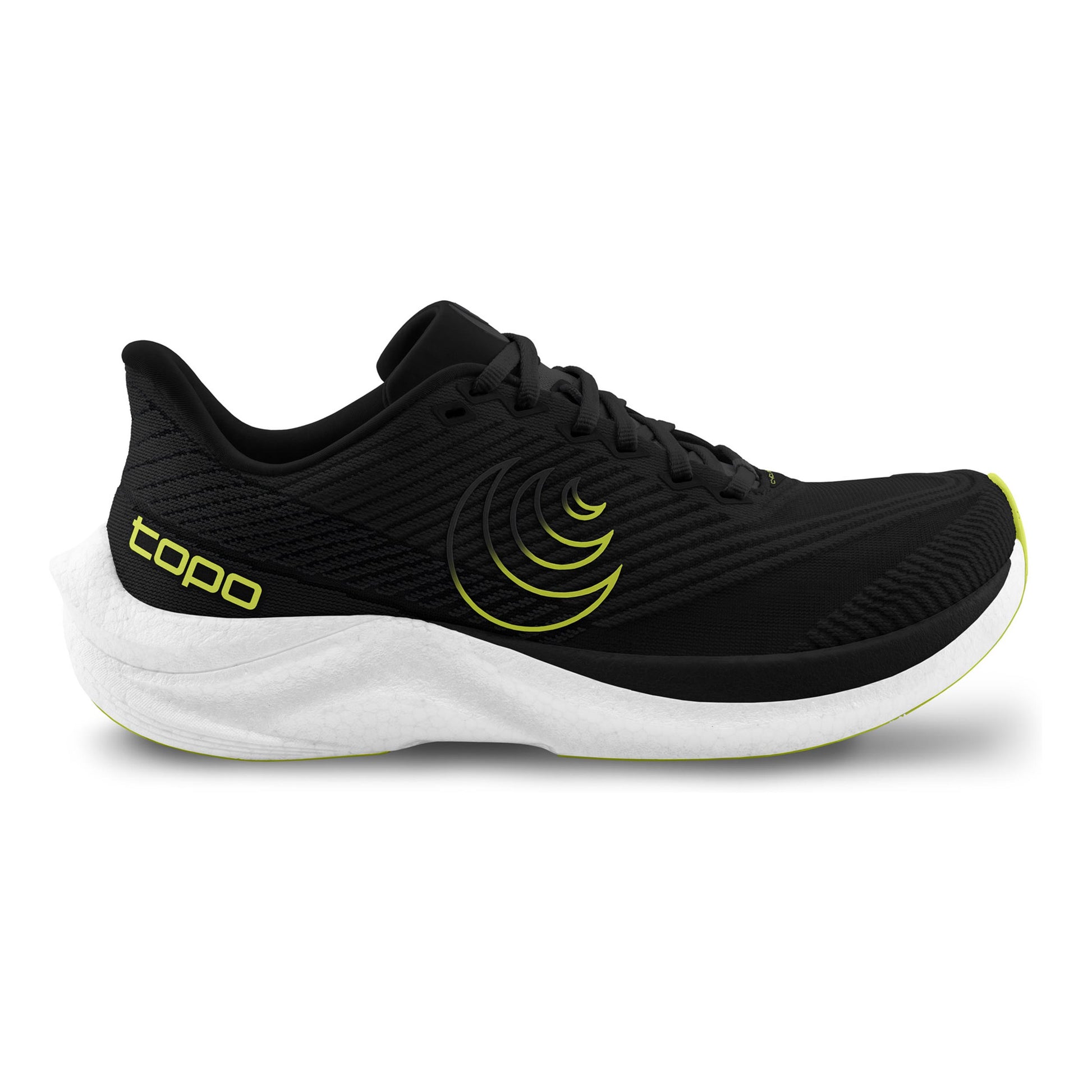 TOPO ATHLETIC Cyclone 3 Tävlingssko Herrar-Svart,Lime