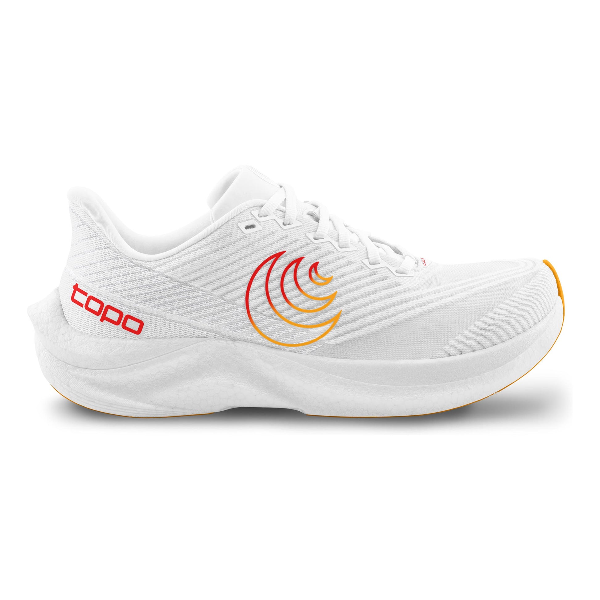 TOPO ATHLETIC Cyclone 3 Tävlingssko Damer-Vit,Röd
