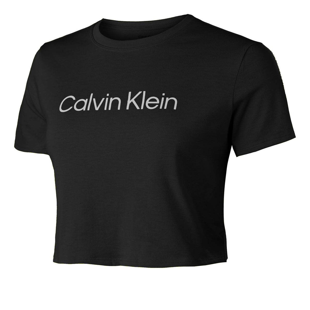 Calvin Klein Cropped T-shirt Damer - svart,