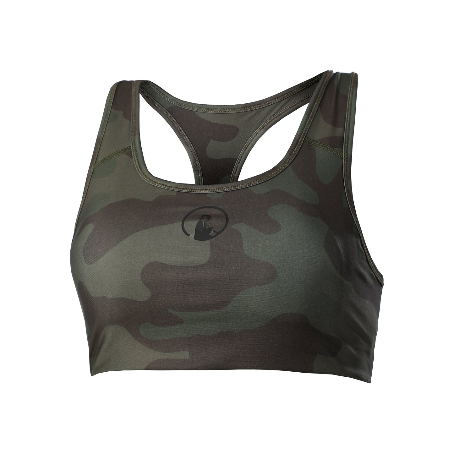 Quiet Please Love Padded Sport-behå Damer - oliv, kaki