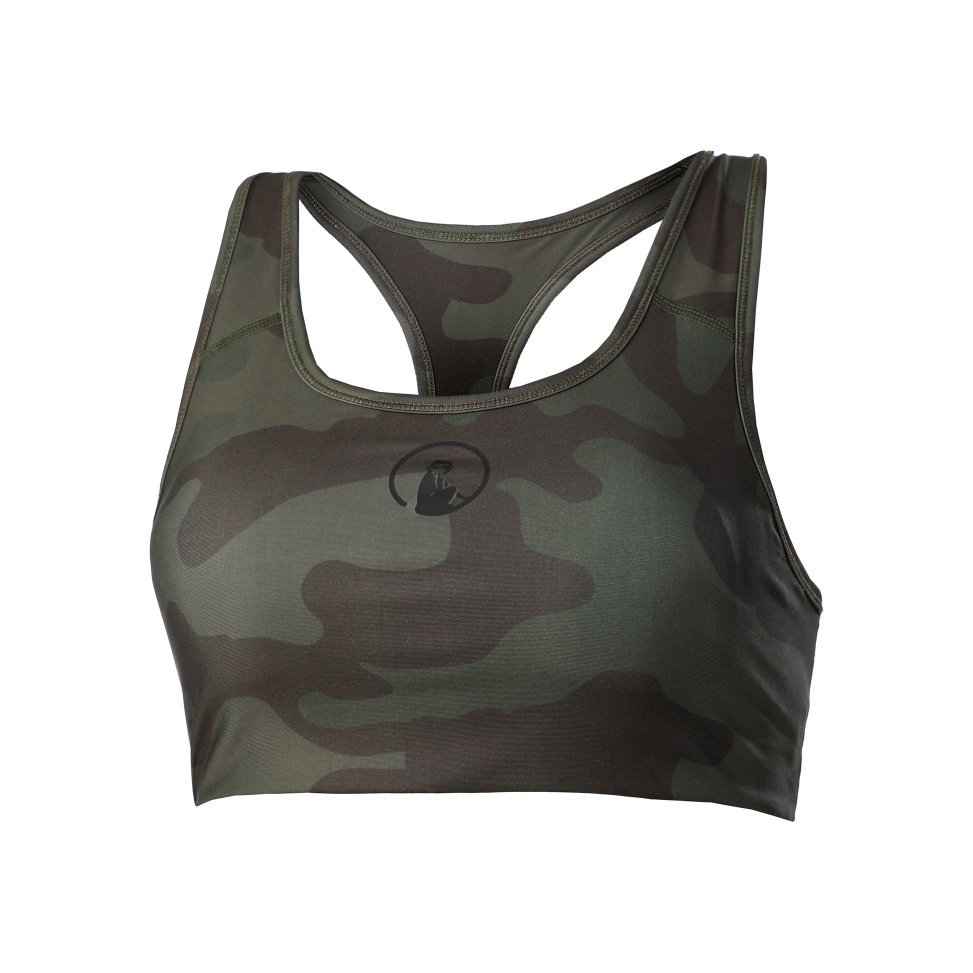 Quiet Please Love Padded Sport-behå Damer - oliv, kaki