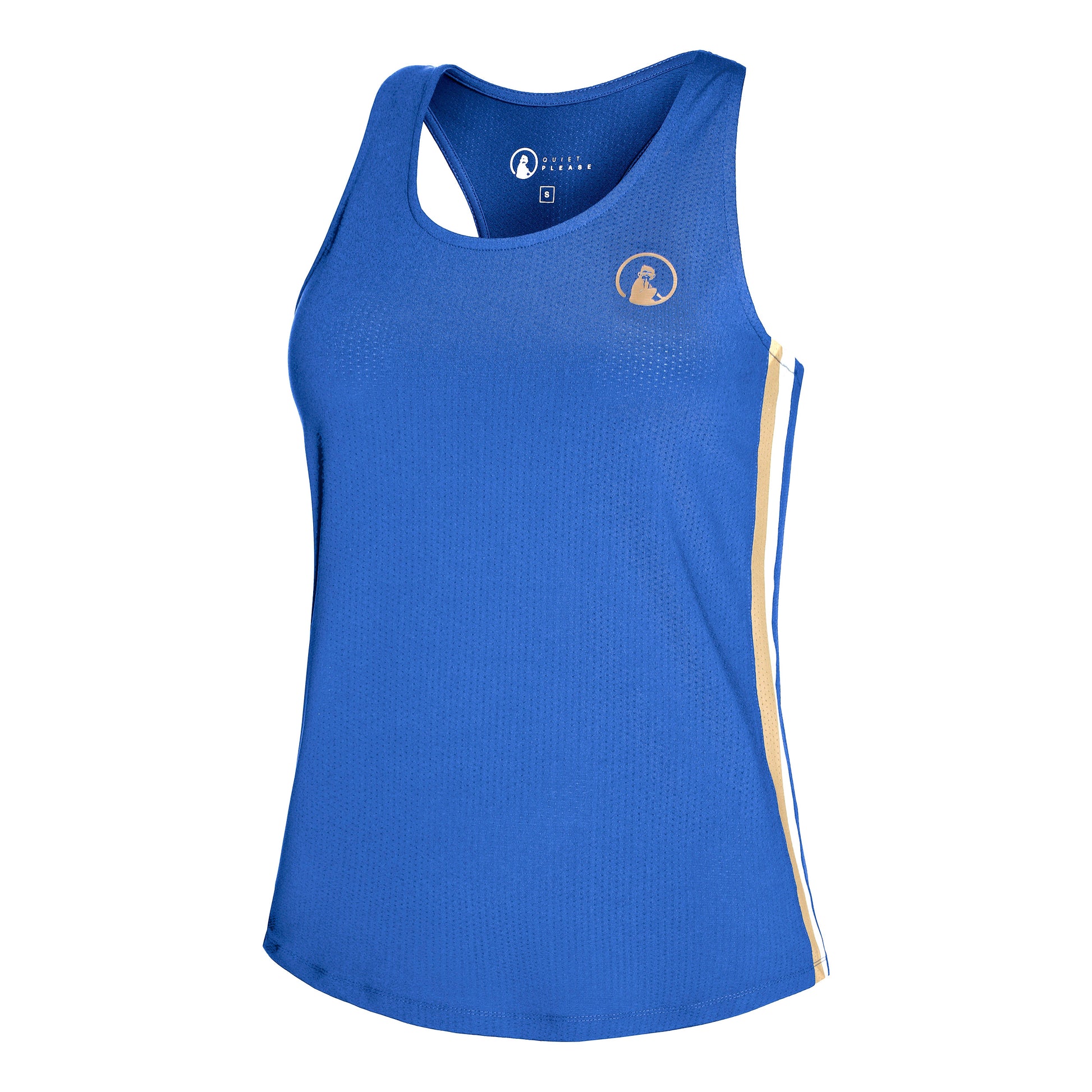 Quiet Please Retro Set Racerback Linne Damer - blå,