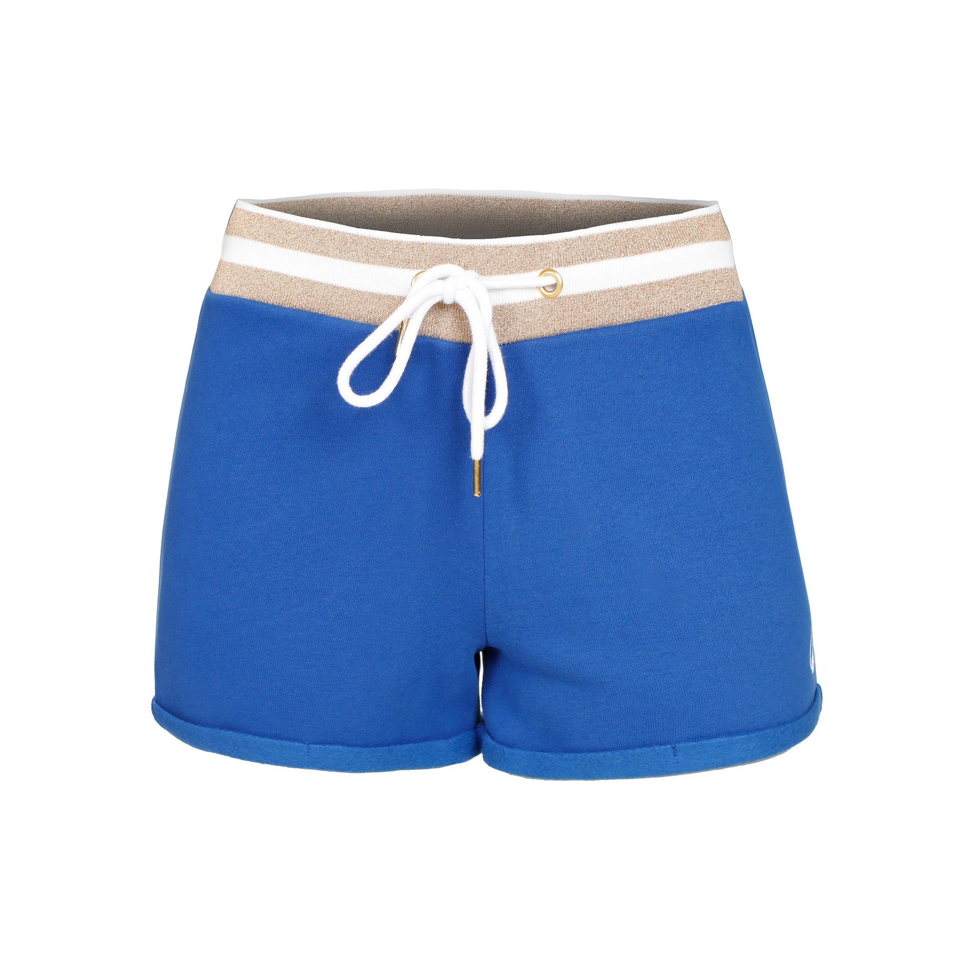 Quiet Please Retro Stripe Shorts Damer - blå, flerfärgad