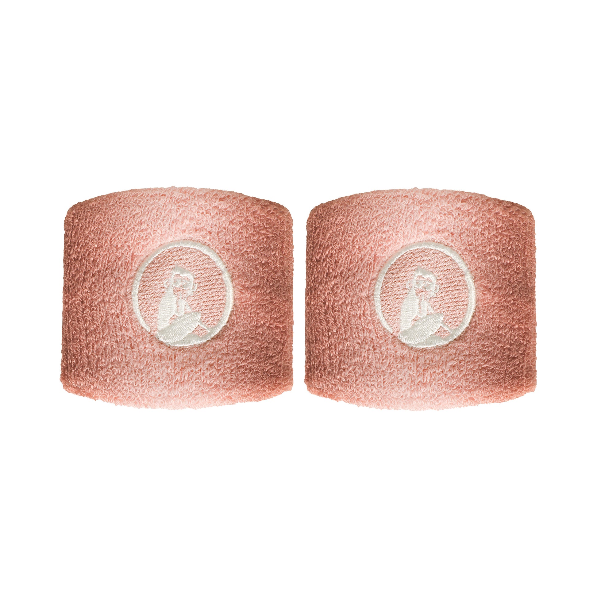 Quiet Please Svettband 2-pack kort - gammal rosa