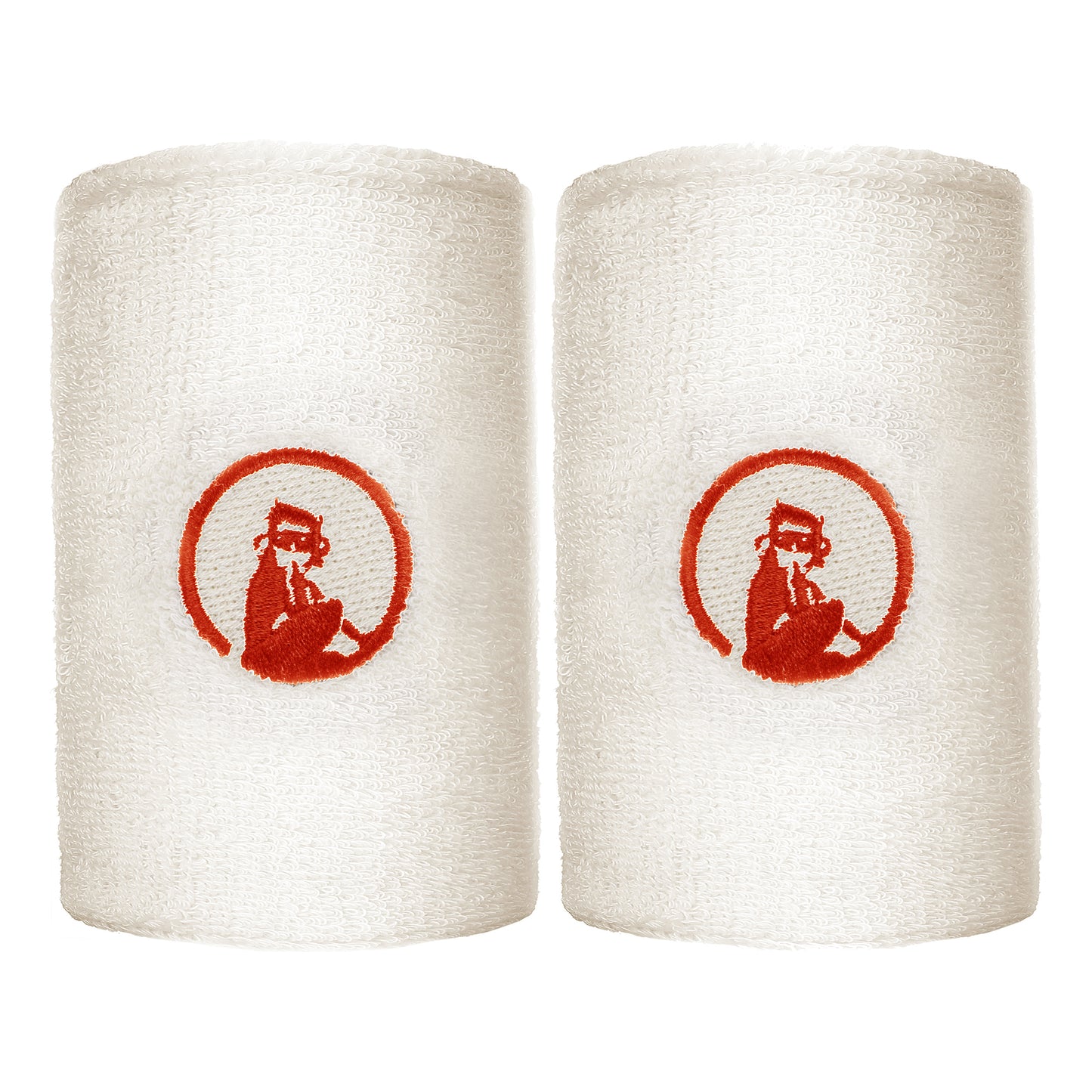 Quiet Please Svettband 2-pack lång - vit