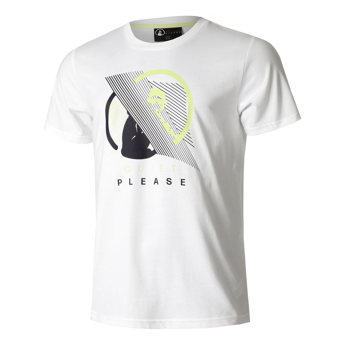 Quiet Please Portal T-shirt Herrar - vit,