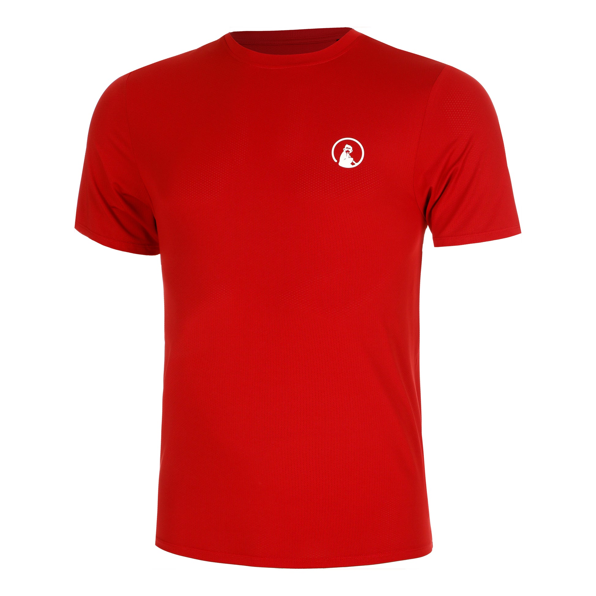 Quiet Please Receiver T-shirt Herrar-Röd