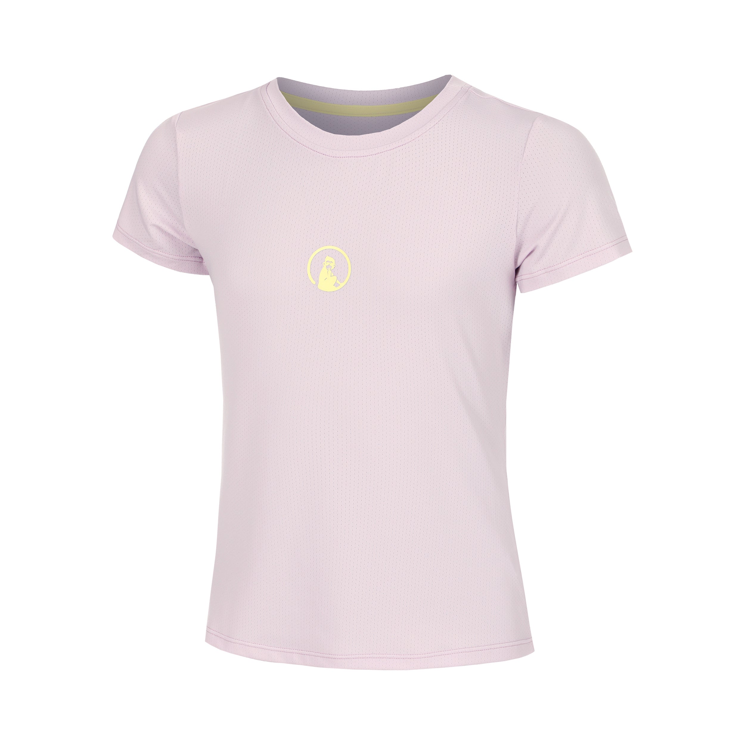 Quiet Please Mind Retriever T-shirt Flickor-Syrén,Gul