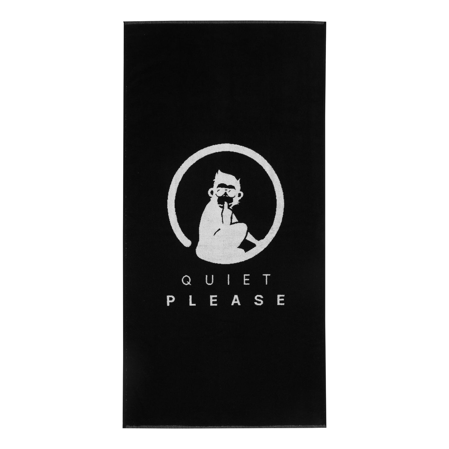 Quiet Please Performance 70x140cm Handduk-Svart