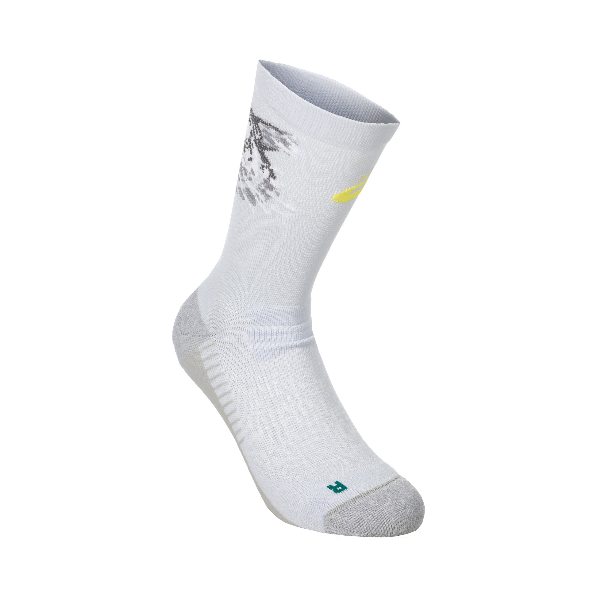 ASICS Performance Run Crew  Löparsockor - vit, gul
