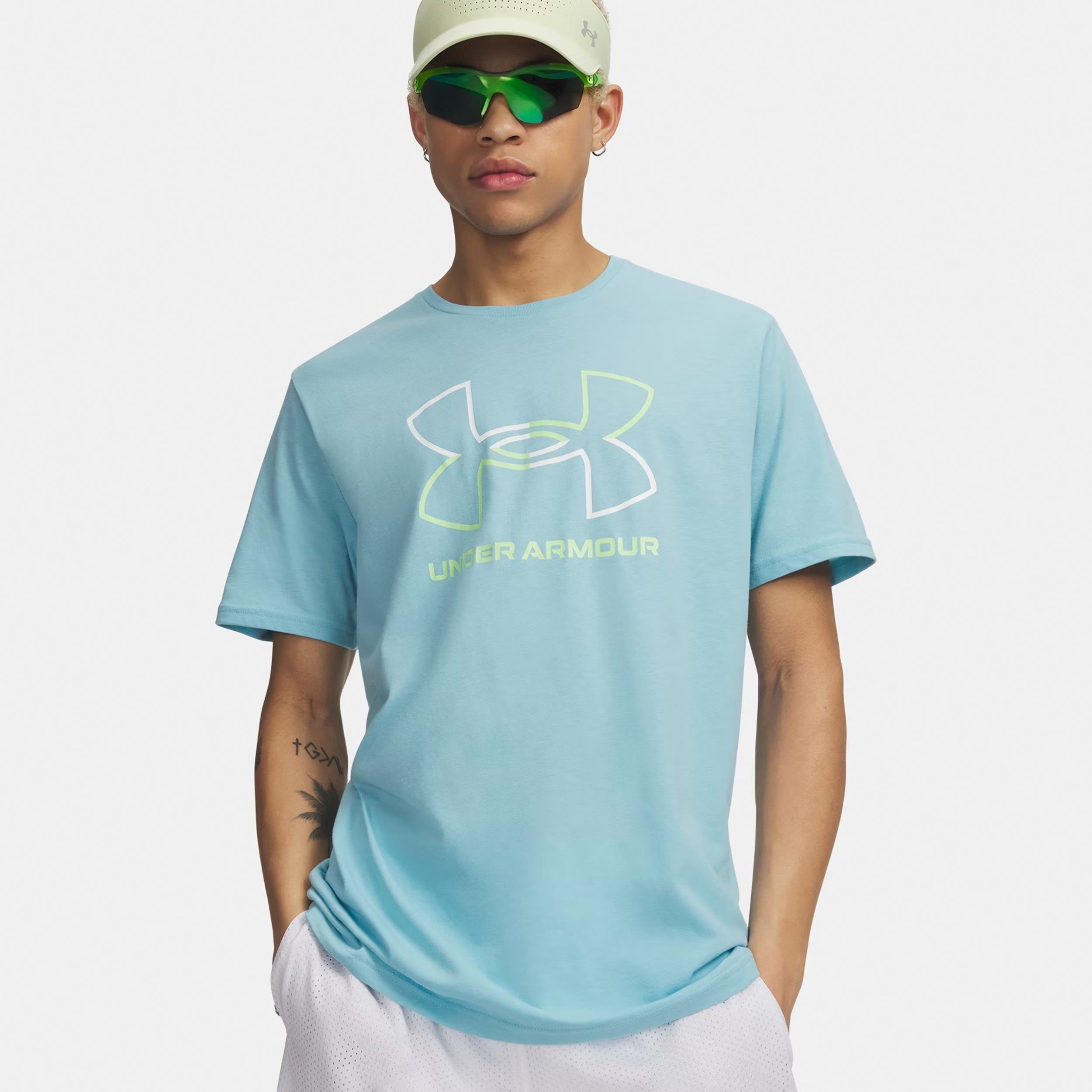 Under Armour Foundation Update T-shirt Herrar-blå, vit