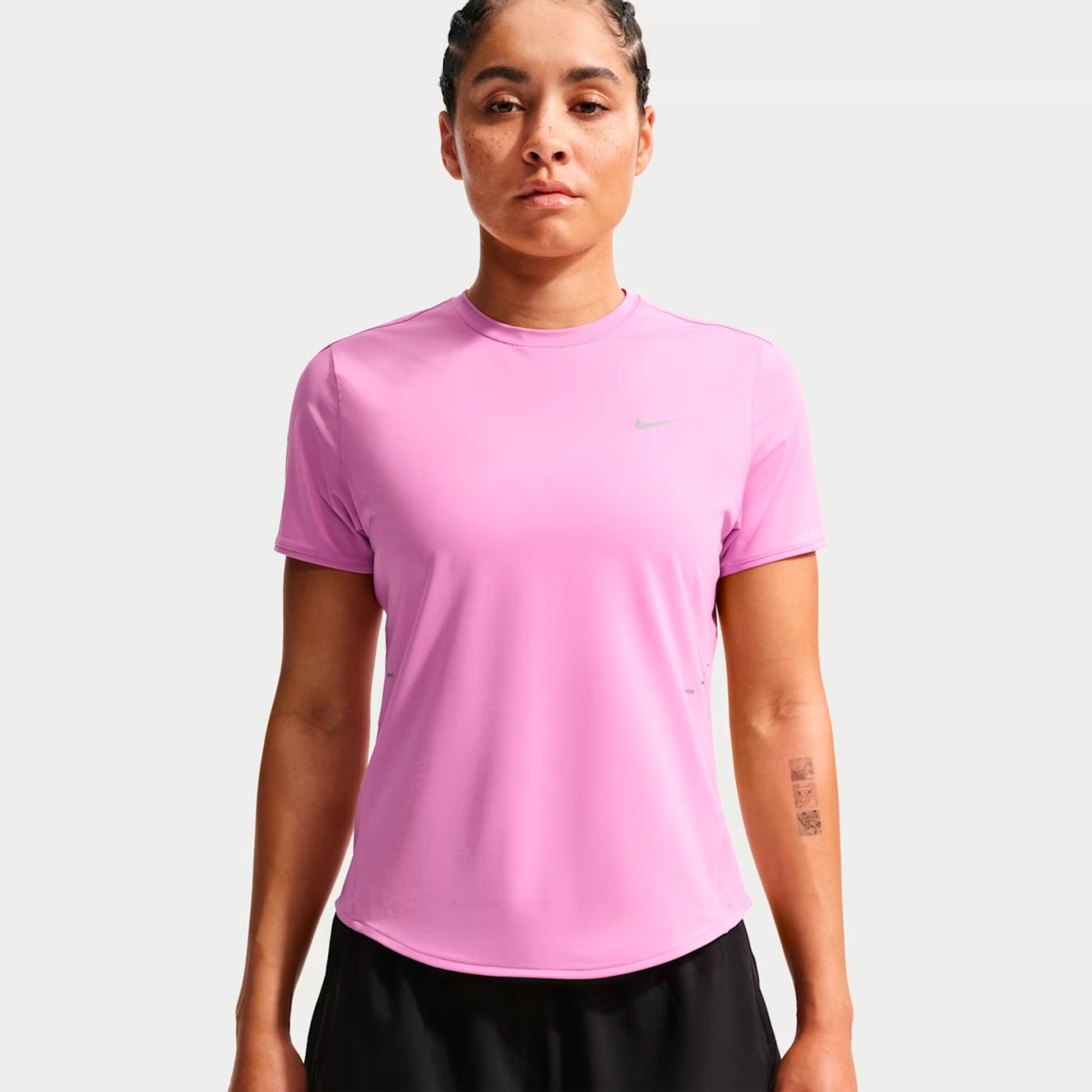 Nike Swift Löpartröja Damer - rosa, silver