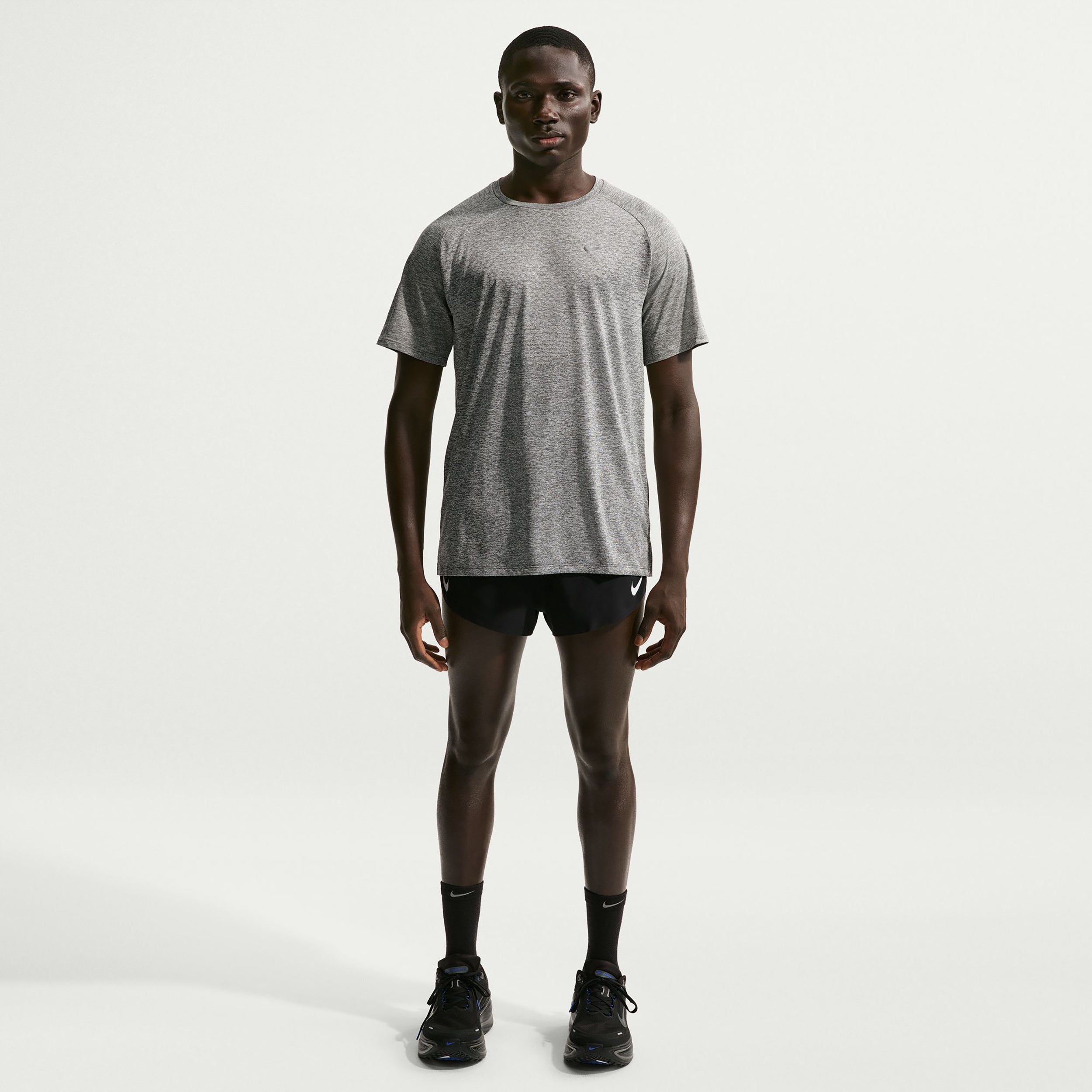 Nike Stride  Löpartröja Herrar - grå, silver