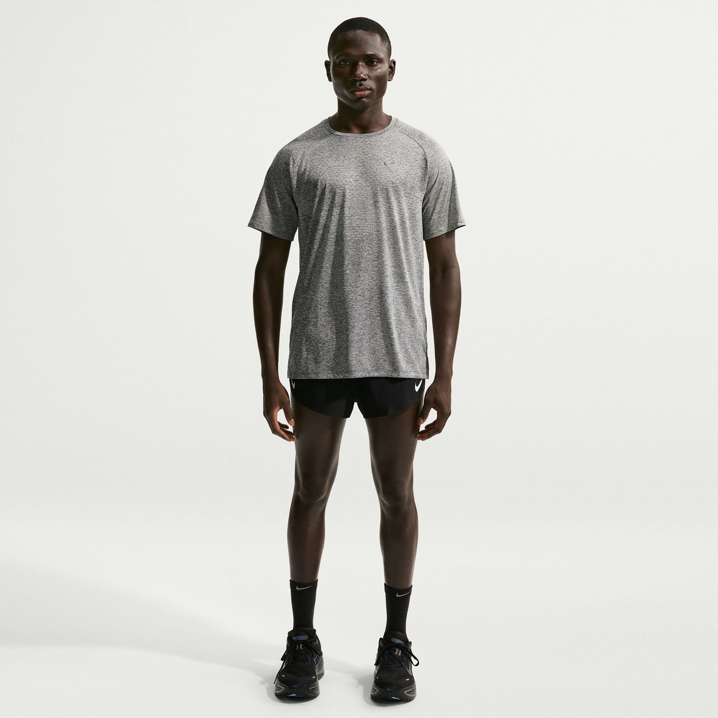 Nike Stride  Löpartröja Herrar - grå, silver