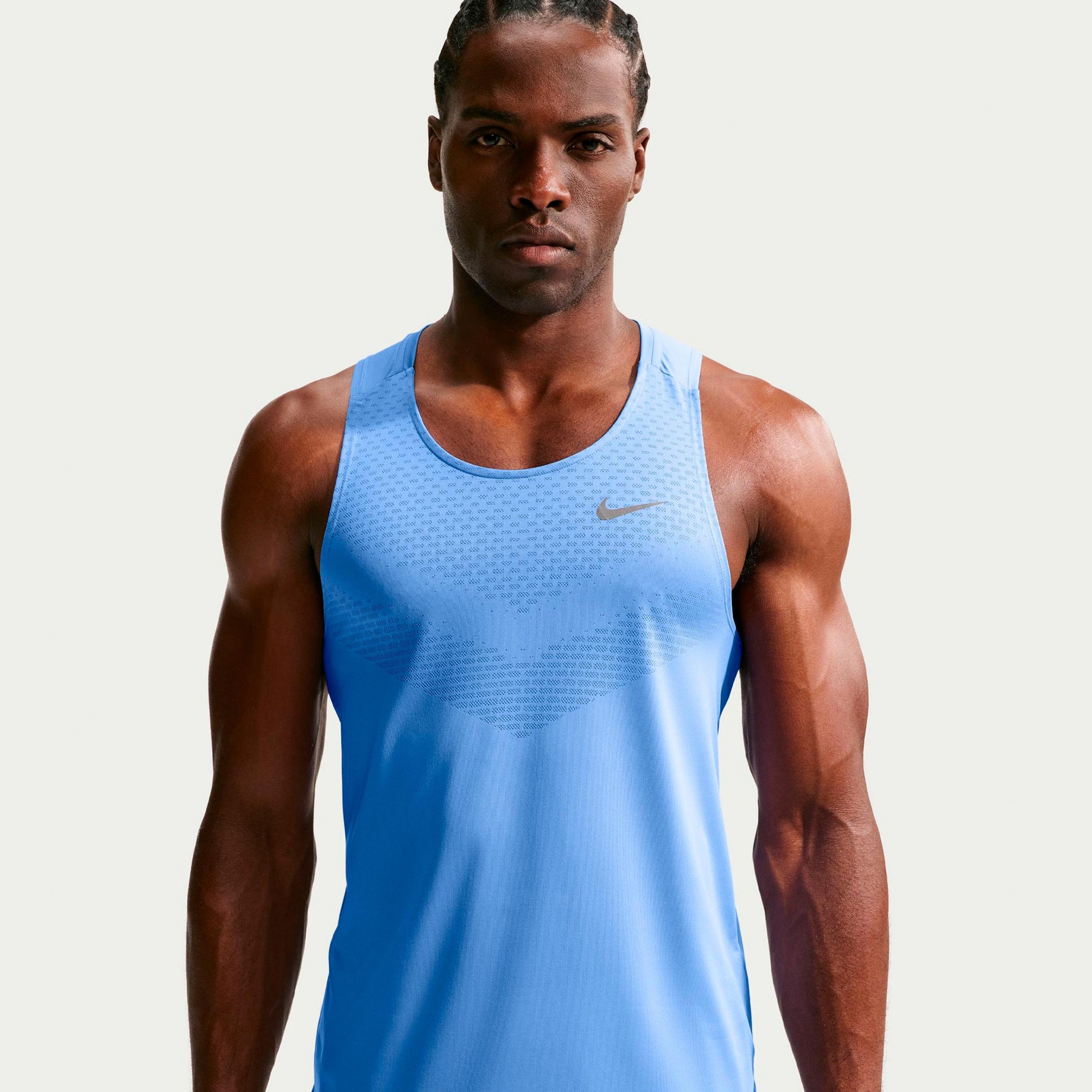 Nike Stride Löpartröja Herrar - blå, silver