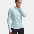 Launch Pro Half Zip  Löpartröja Damer-mint, silver