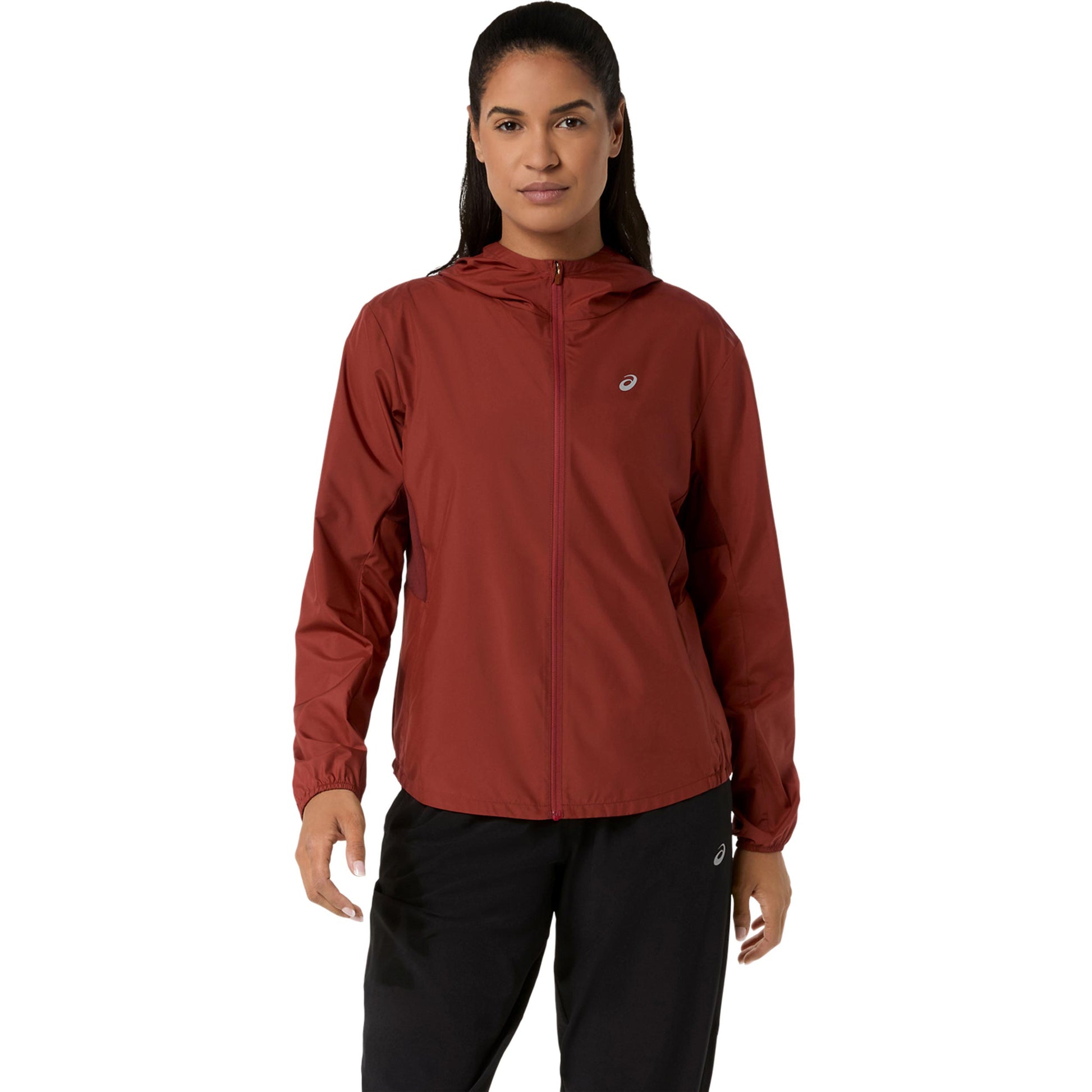 ASICS Core  Löparjacka Damer - mörkröd